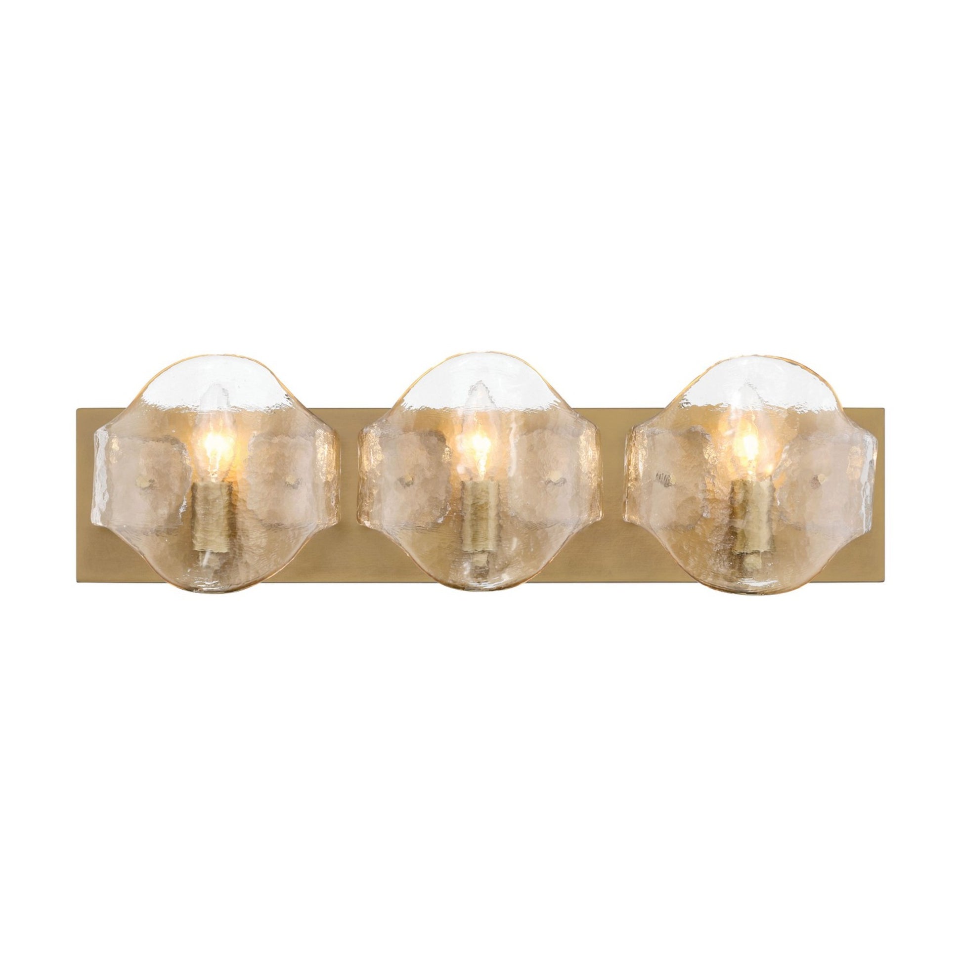 Elora 23" 3-Light Bath Vanity, Legacy Brass Finish - Bees Lighting