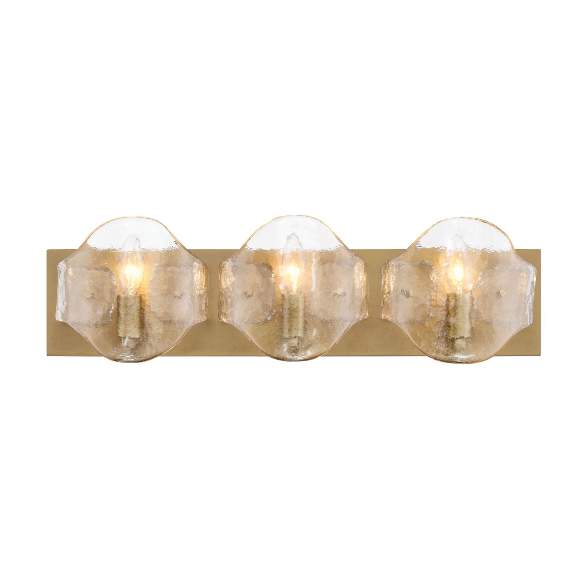 Elora 23" 3-Light Bath Vanity, Legacy Brass Finish - Bees Lighting