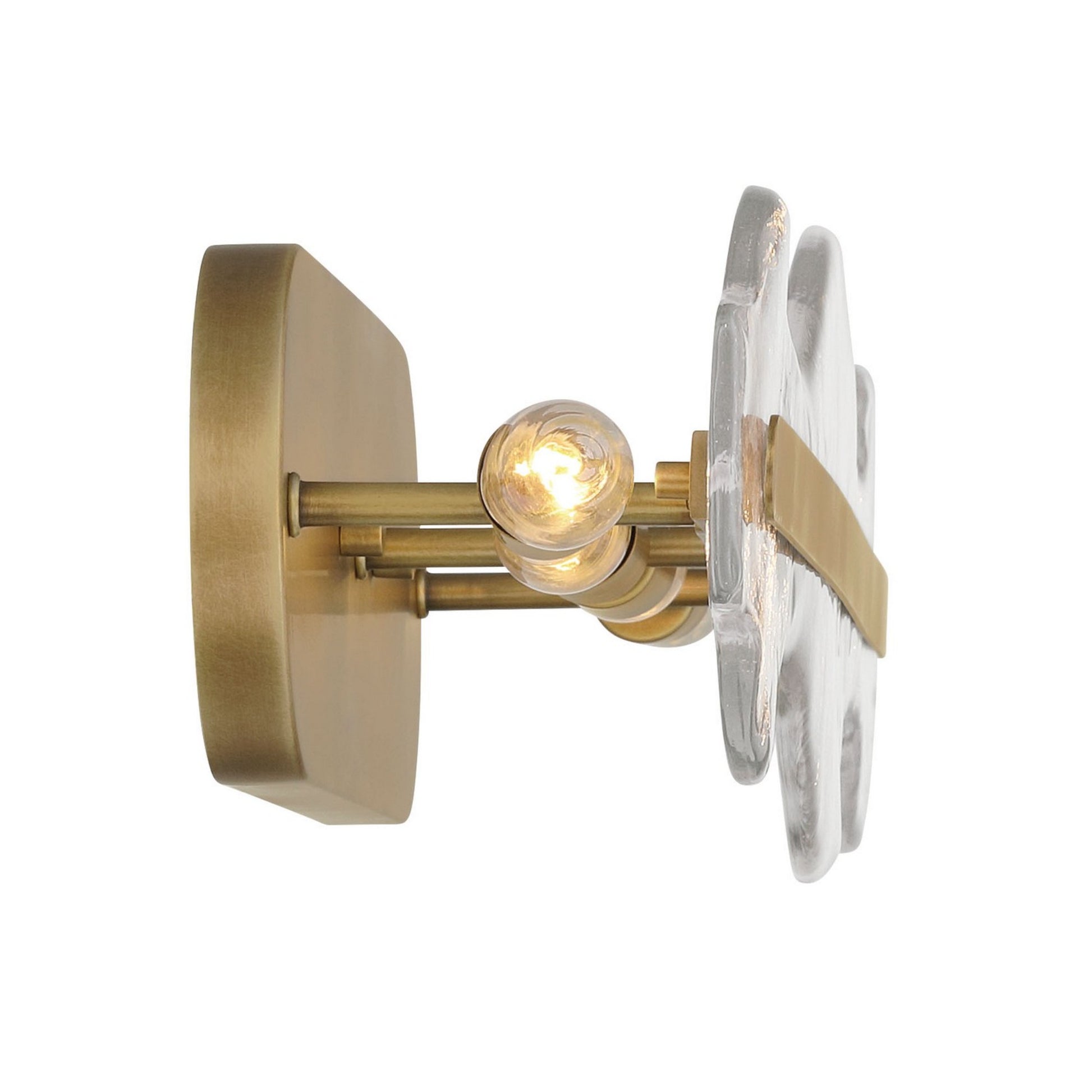 Elora 28" 4-Light Bath Vanity, Legacy Brass Finish - Bees Lighting