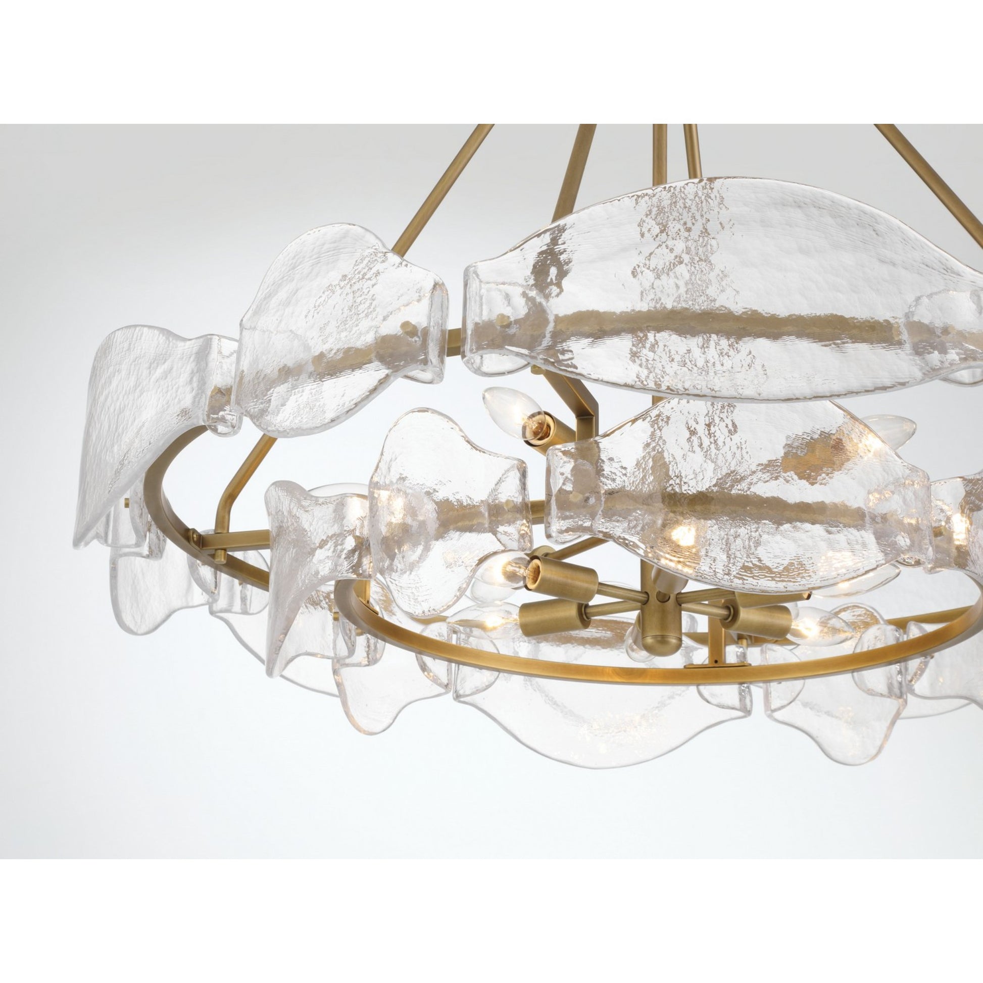 Elora 36" 12-Light Pendant, Legacy Brass Finish - Bees Lighting