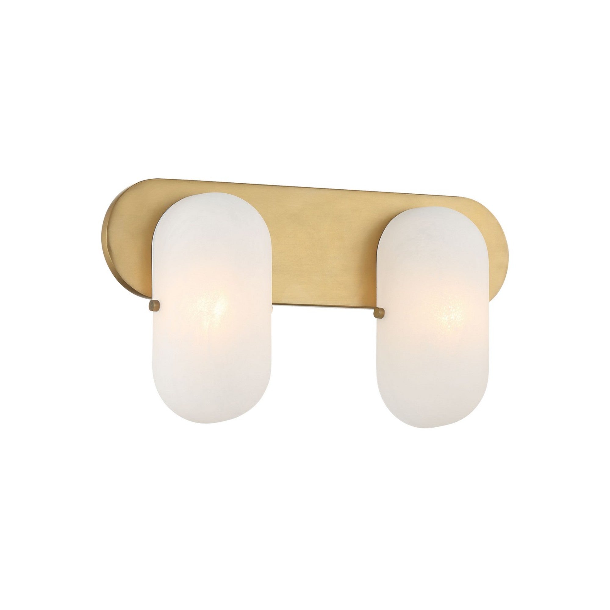 Heathcote 16" 2-Light Bath Vanity, Legacy Brass Finish - Bees Lighting