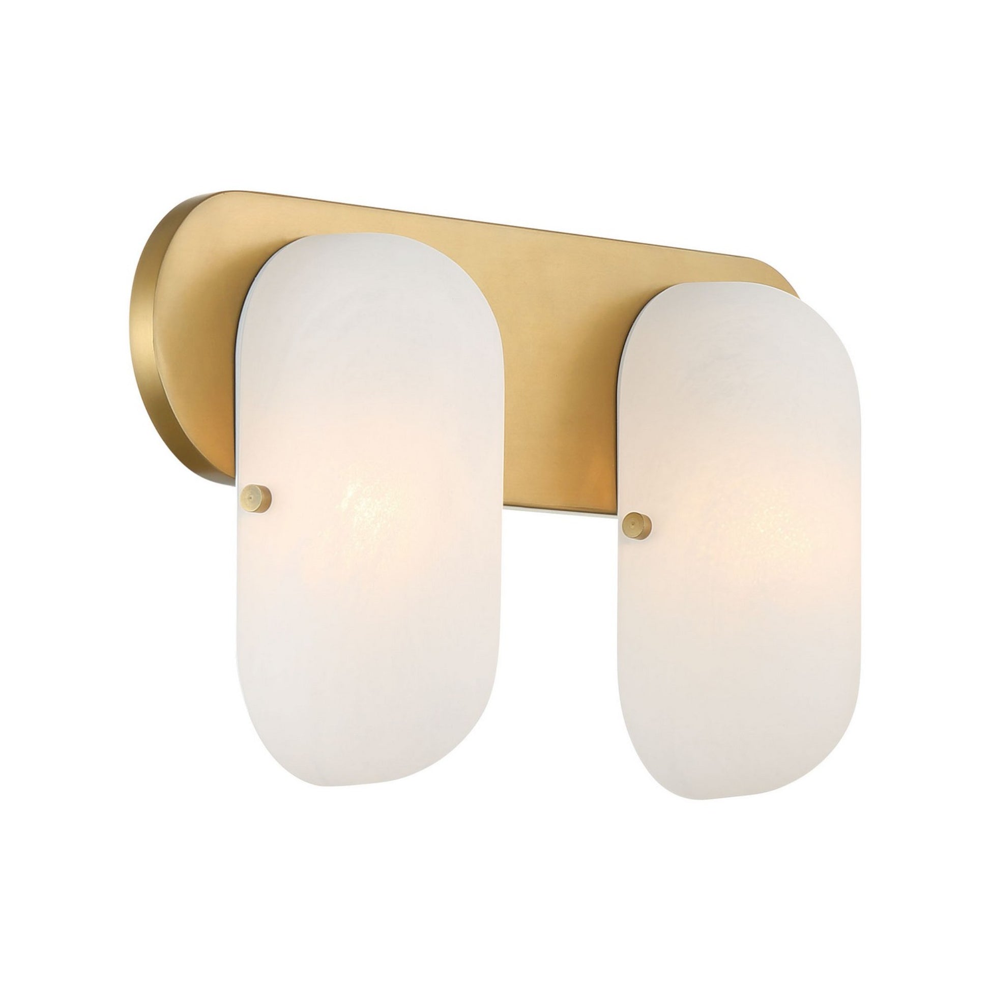 Heathcote 16" 2-Light Bath Vanity, Legacy Brass Finish - Bees Lighting