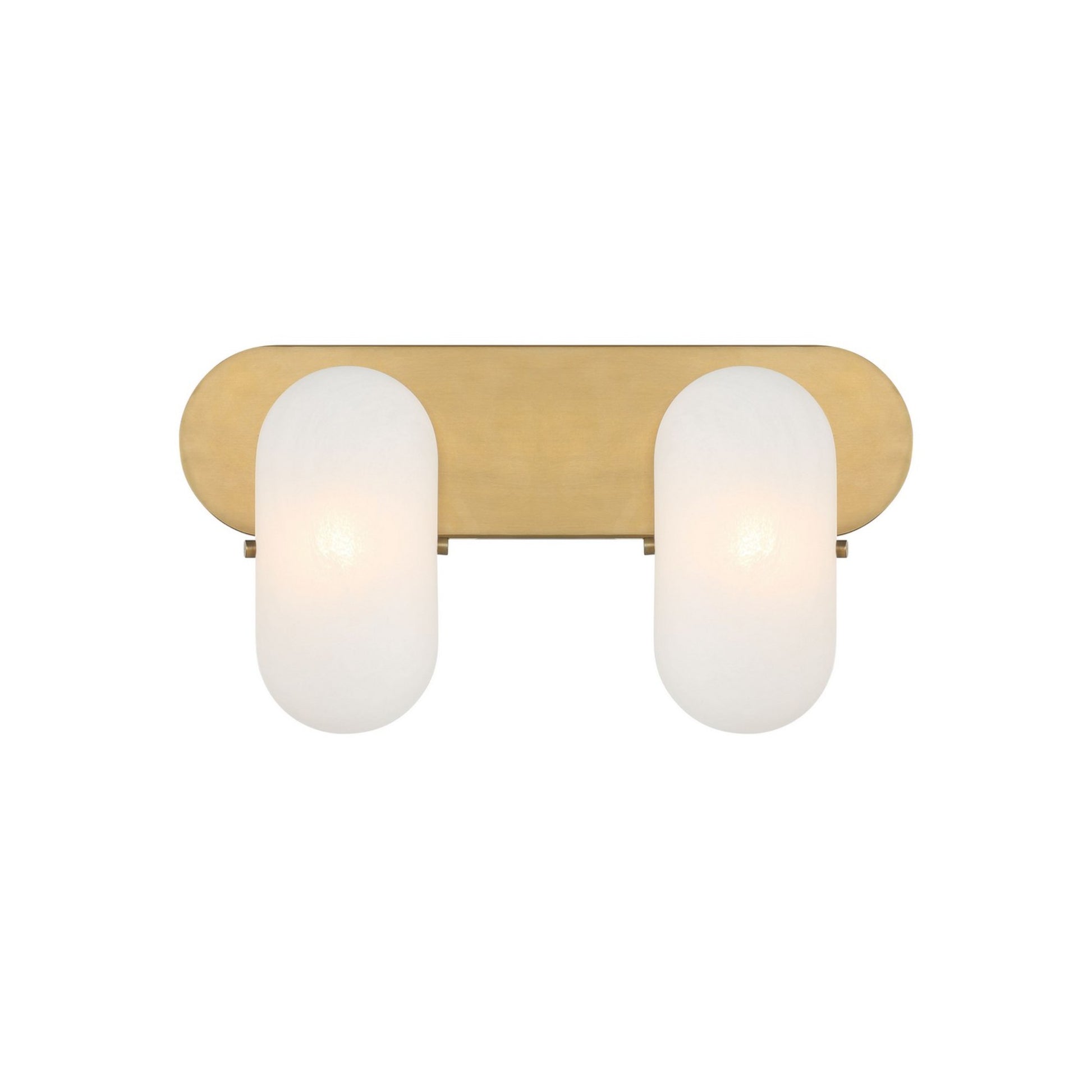 Heathcote 16" 2-Light Bath Vanity, Legacy Brass Finish - Bees Lighting