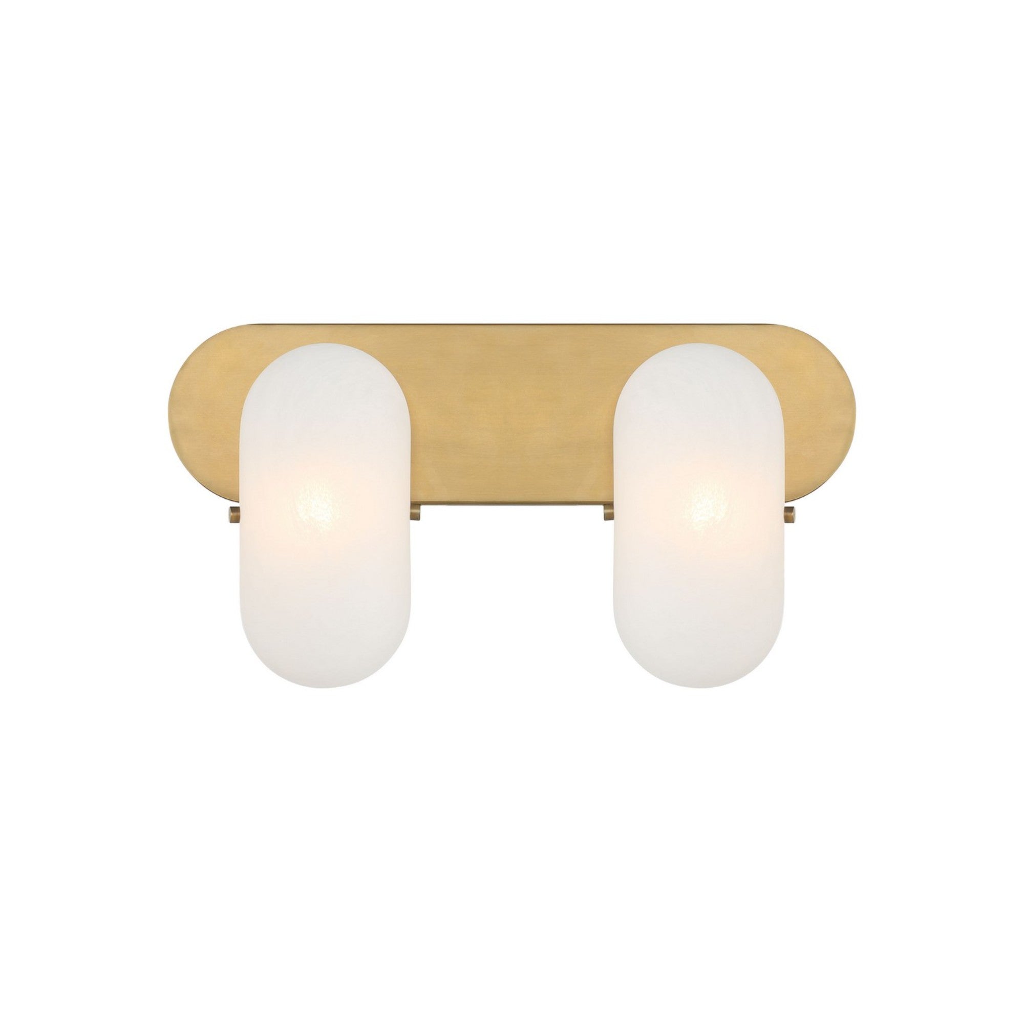 Heathcote 16" 2-Light Bath Vanity, Legacy Brass Finish - Bees Lighting