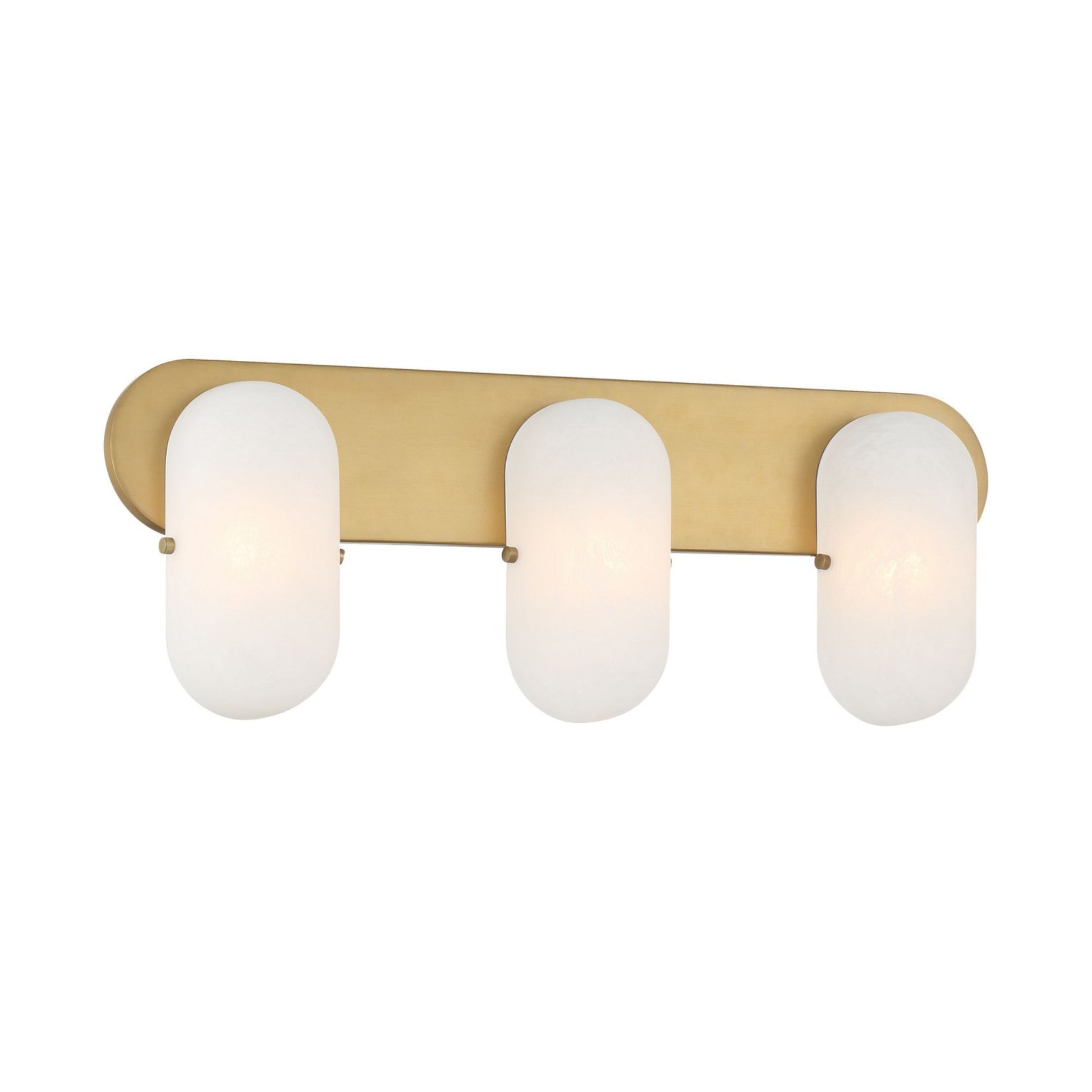 Heathcote 24" 3-Light Bath Vanity, Legacy Brass Finish - Bees Lighting