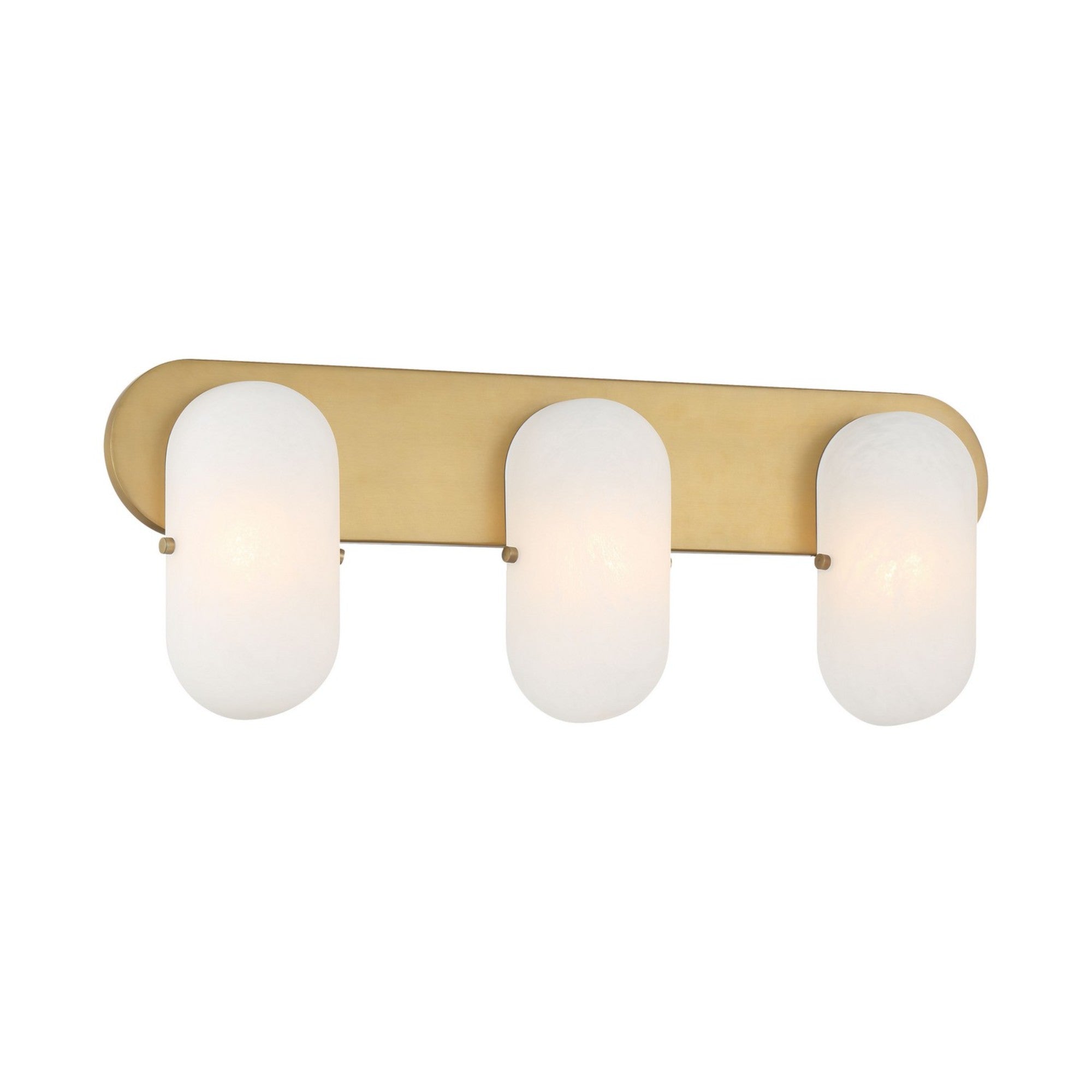 Heathcote 24" 3-Light Bath Vanity, Legacy Brass Finish - Bees Lighting