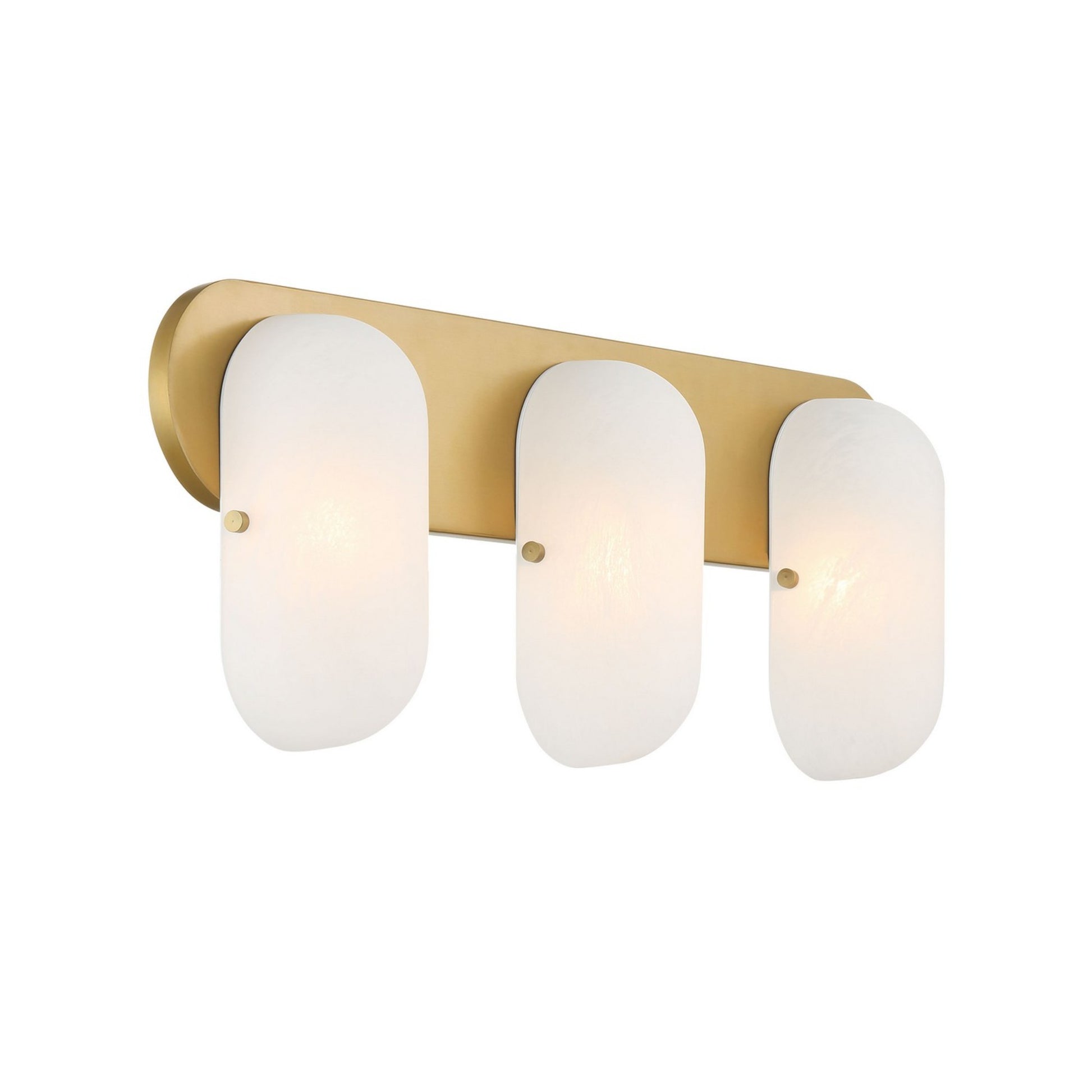 Heathcote 24" 3-Light Bath Vanity, Legacy Brass Finish - Bees Lighting