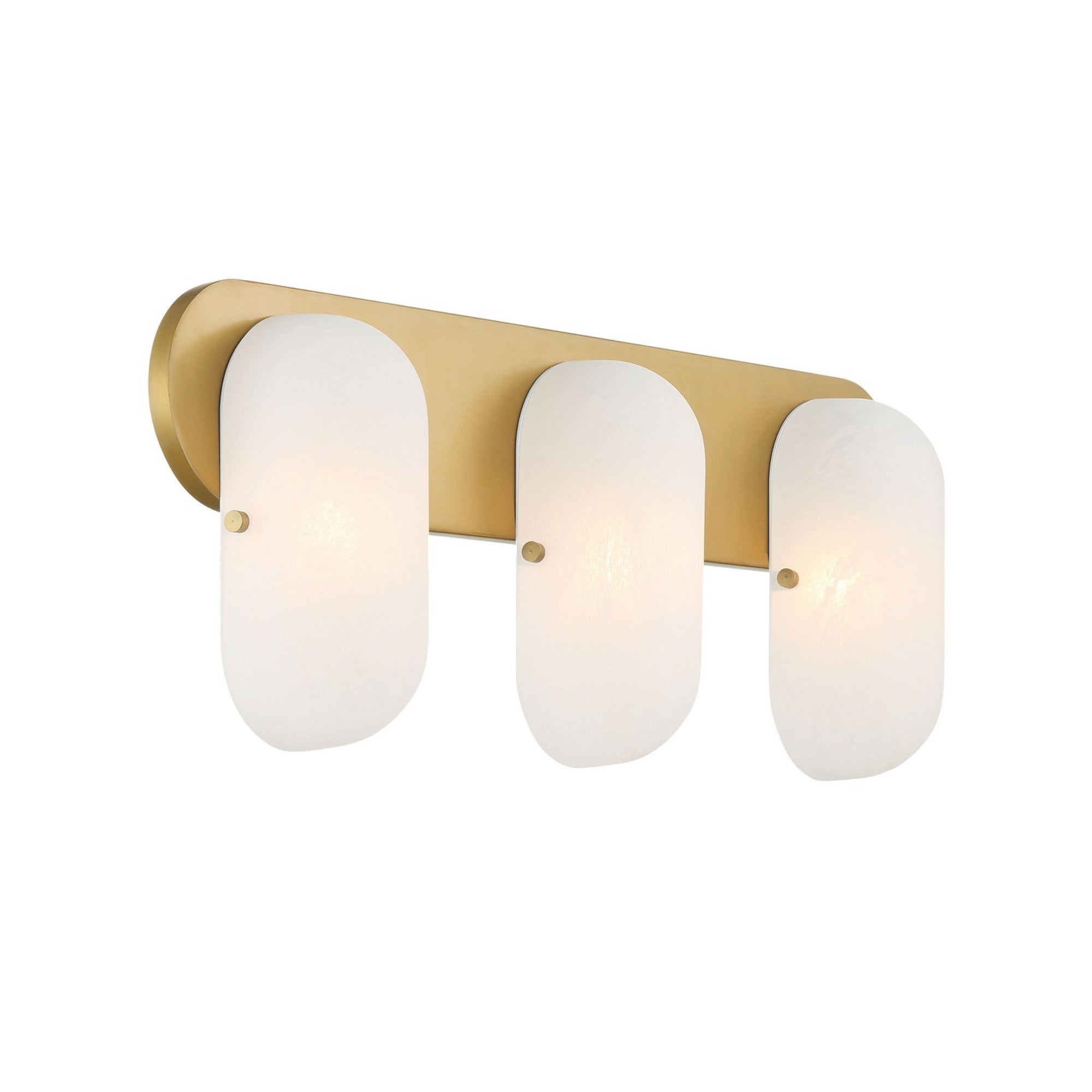 Heathcote 24" 3-Light Bath Vanity, Legacy Brass Finish - Bees Lighting