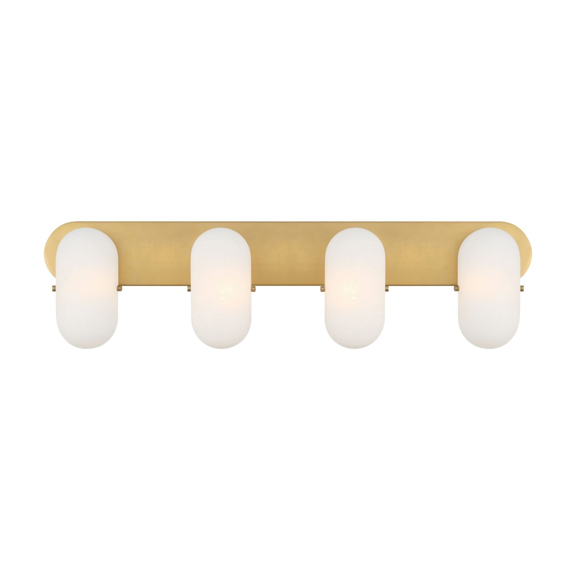 Heathcote 32" 4-Light Bath Vanity, Legacy Brass Finish - Bees Lighting