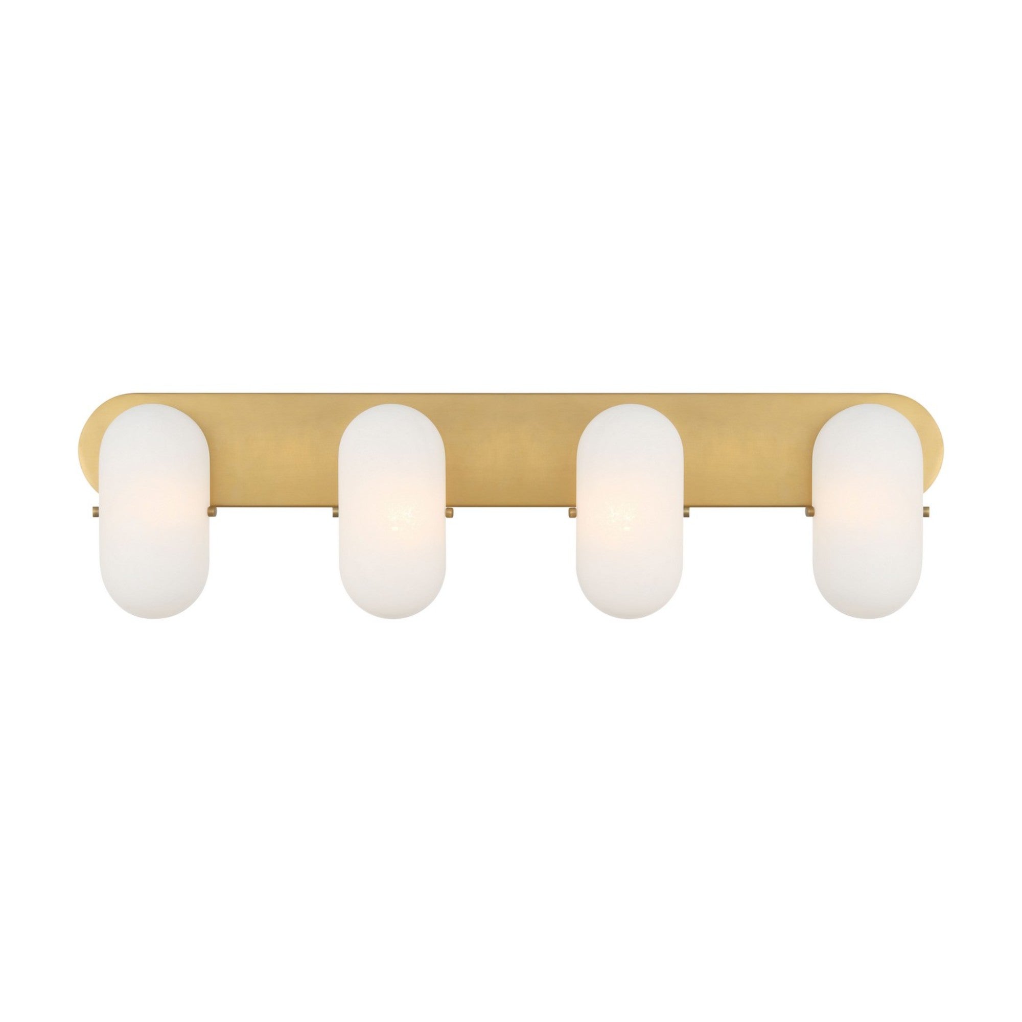 Heathcote 32" 4-Light Bath Vanity, Legacy Brass Finish - Bees Lighting