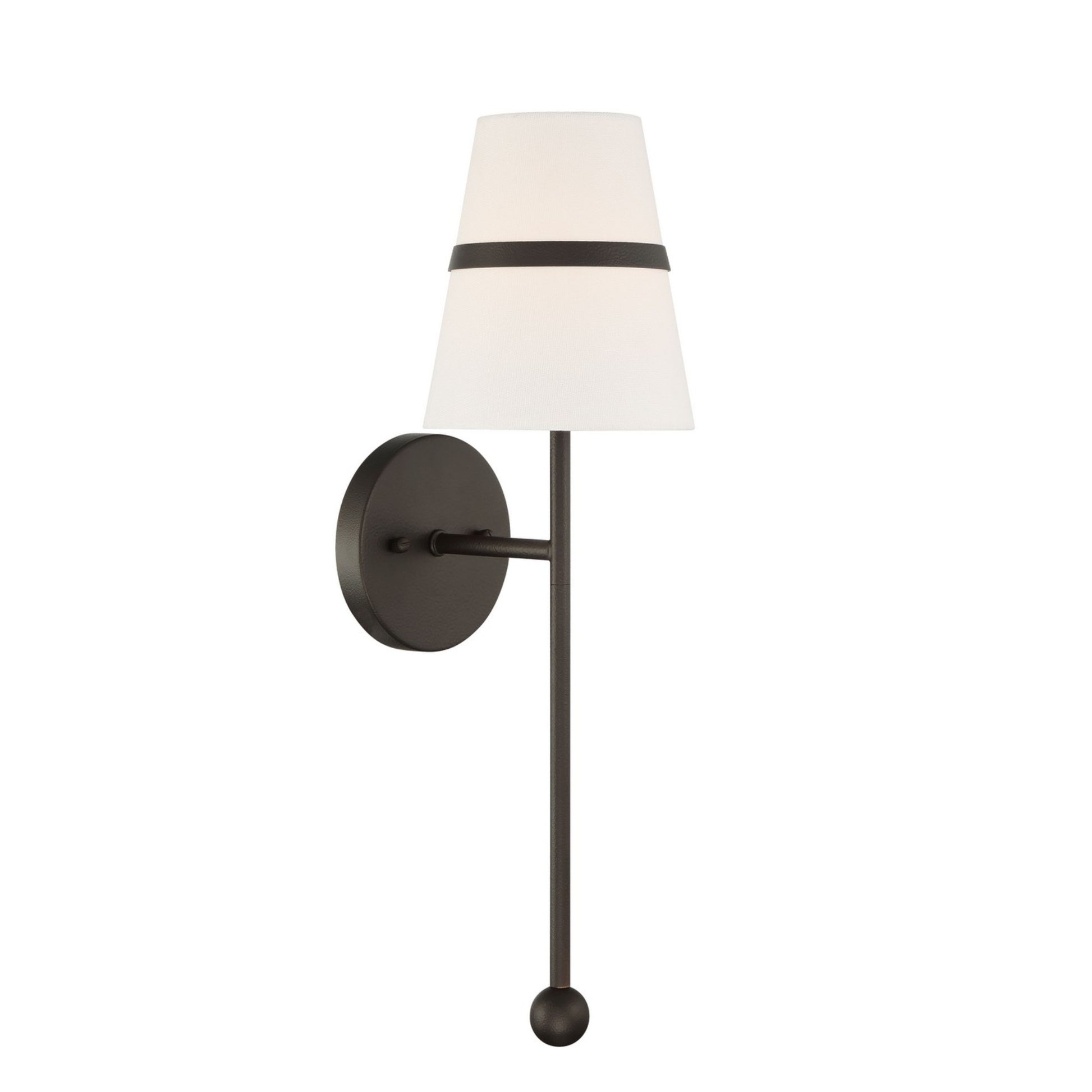 Althia 20" Wall Sconce, Textured Dark Bronze Finish - Bees Lighting
