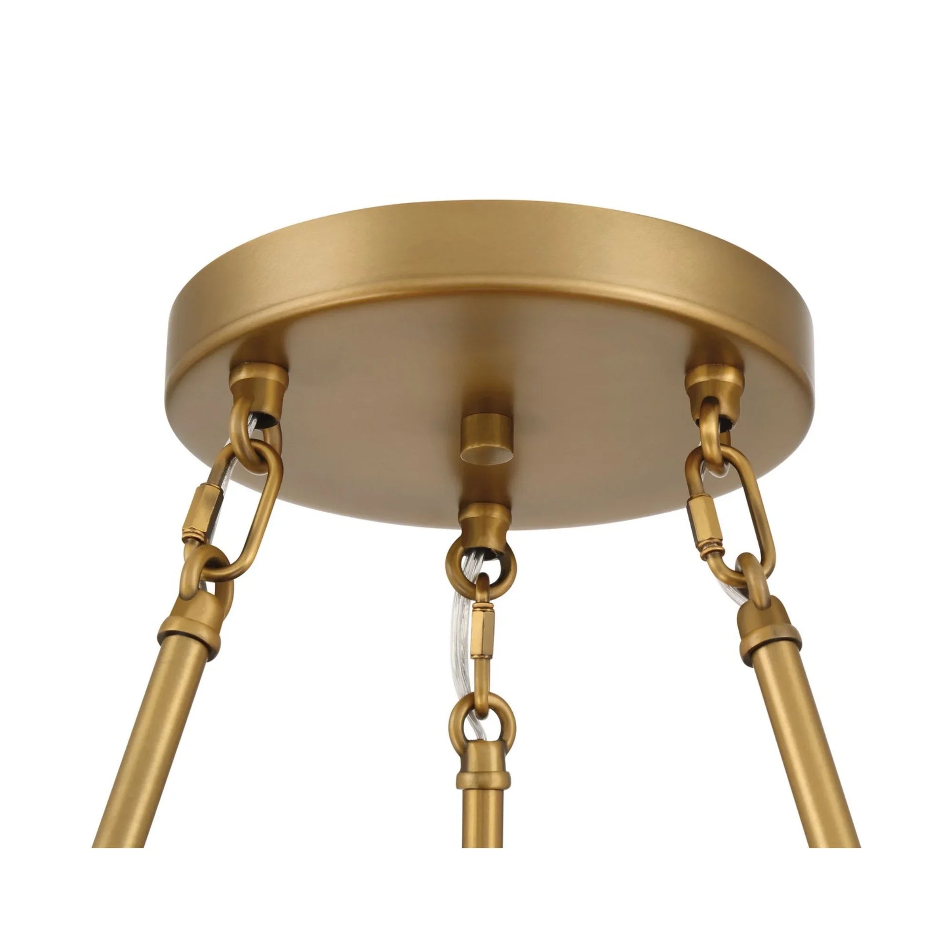 Ivy Lane 36" 6-Light Chandelier, Legacy Brass Finish - Bees Lighting