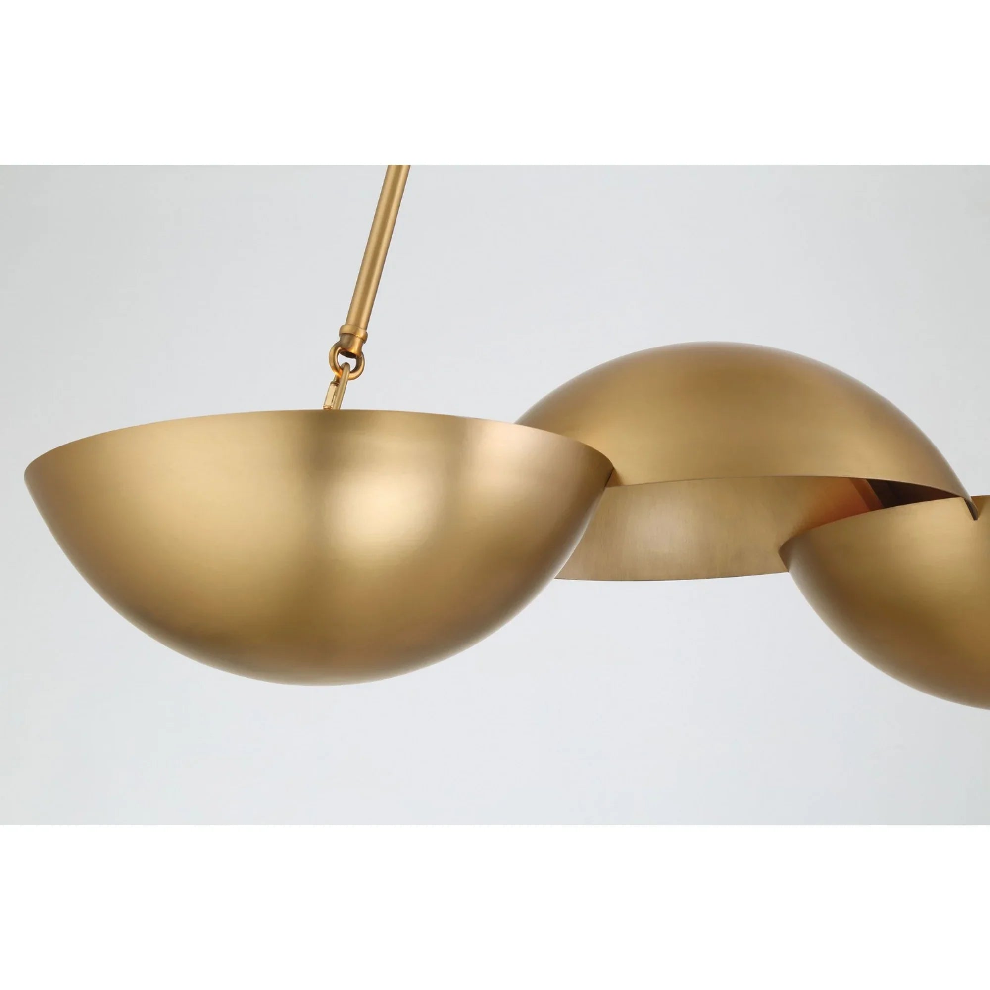 Ivy Lane 50" 6-Light Island Light, Legacy Brass Finish - Bees Lighting