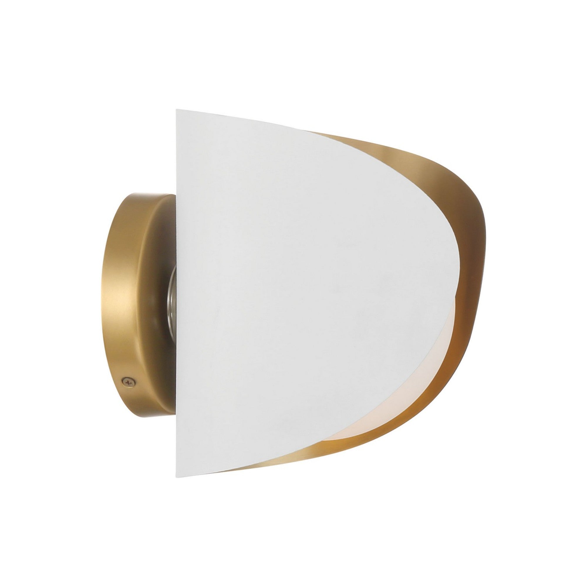 Flare 9" Bathroom Vanity Light, Sand White Finish - Bees Lighting