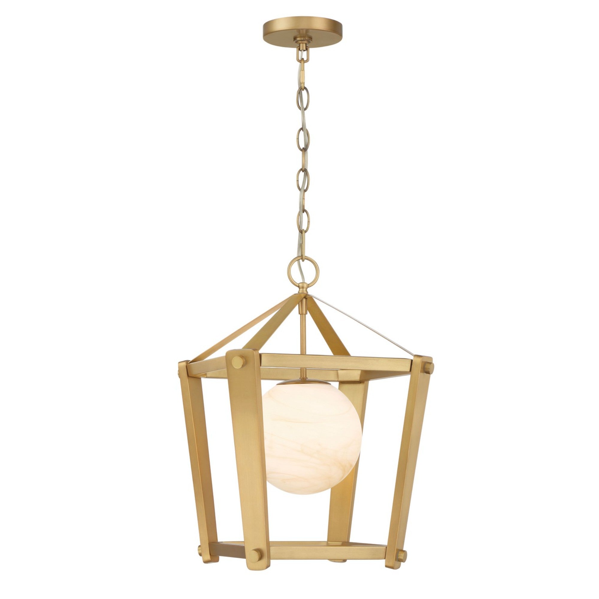 Shimmer 13" Pendant, Legacy Brass Finish - Bees Lighting