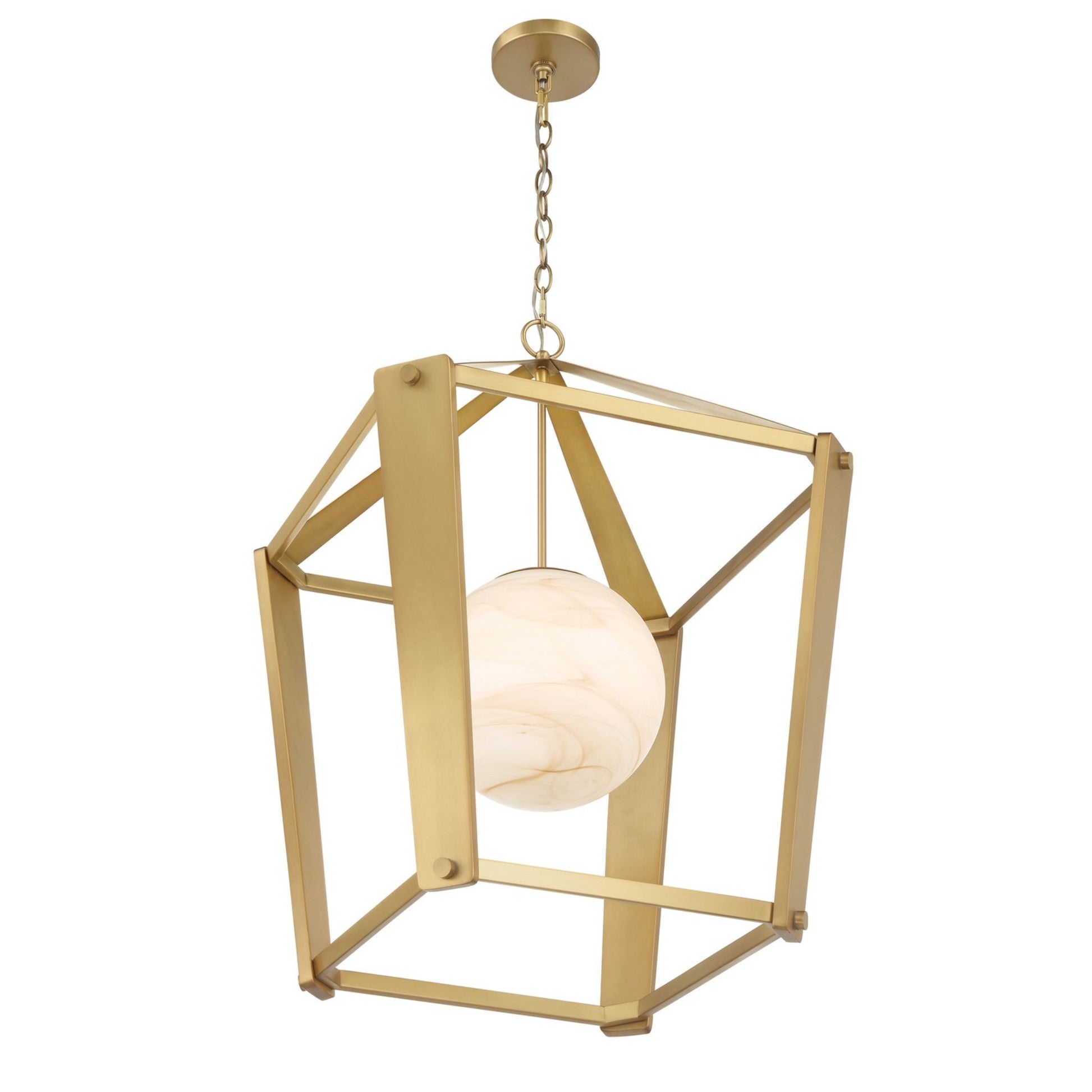 Shimmer 21" Pendant, Legacy Brass Finish - Bees Lighting