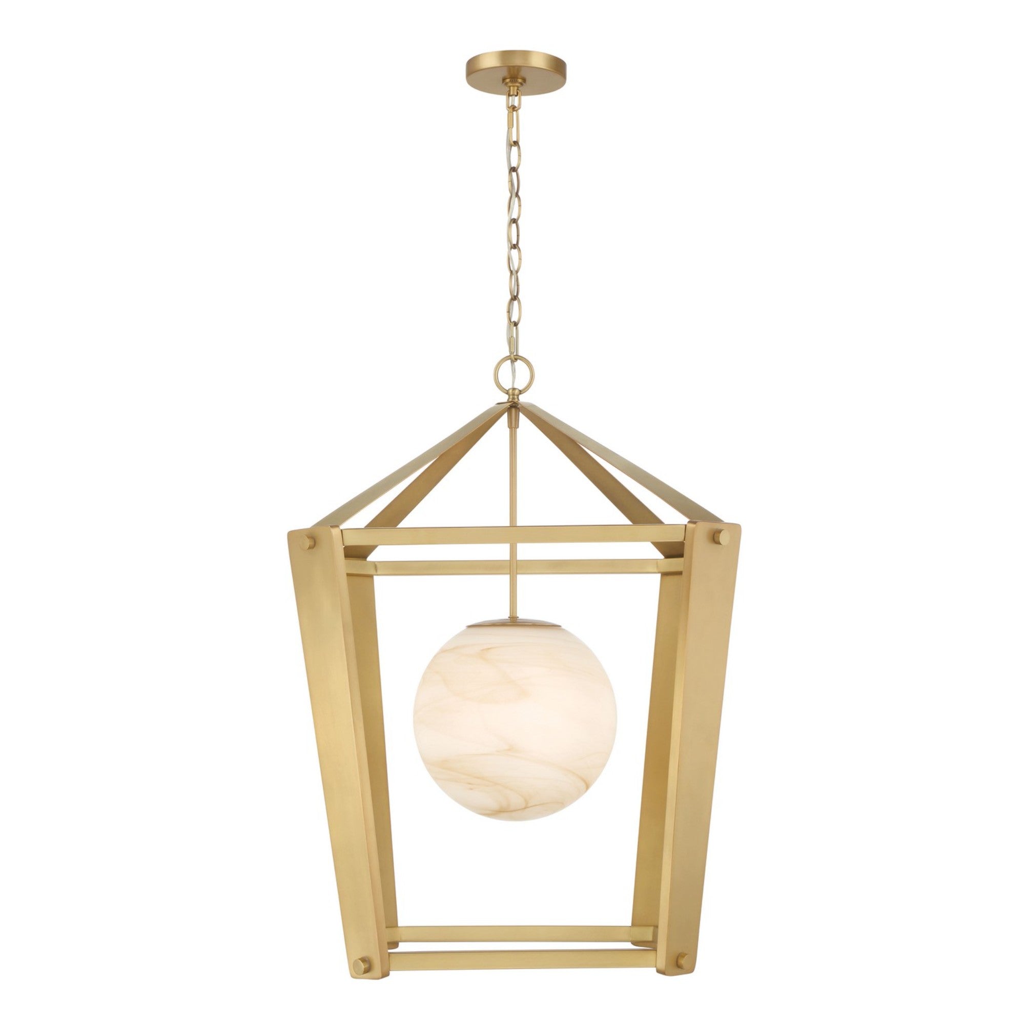 Shimmer 21" Pendant, Legacy Brass Finish - Bees Lighting