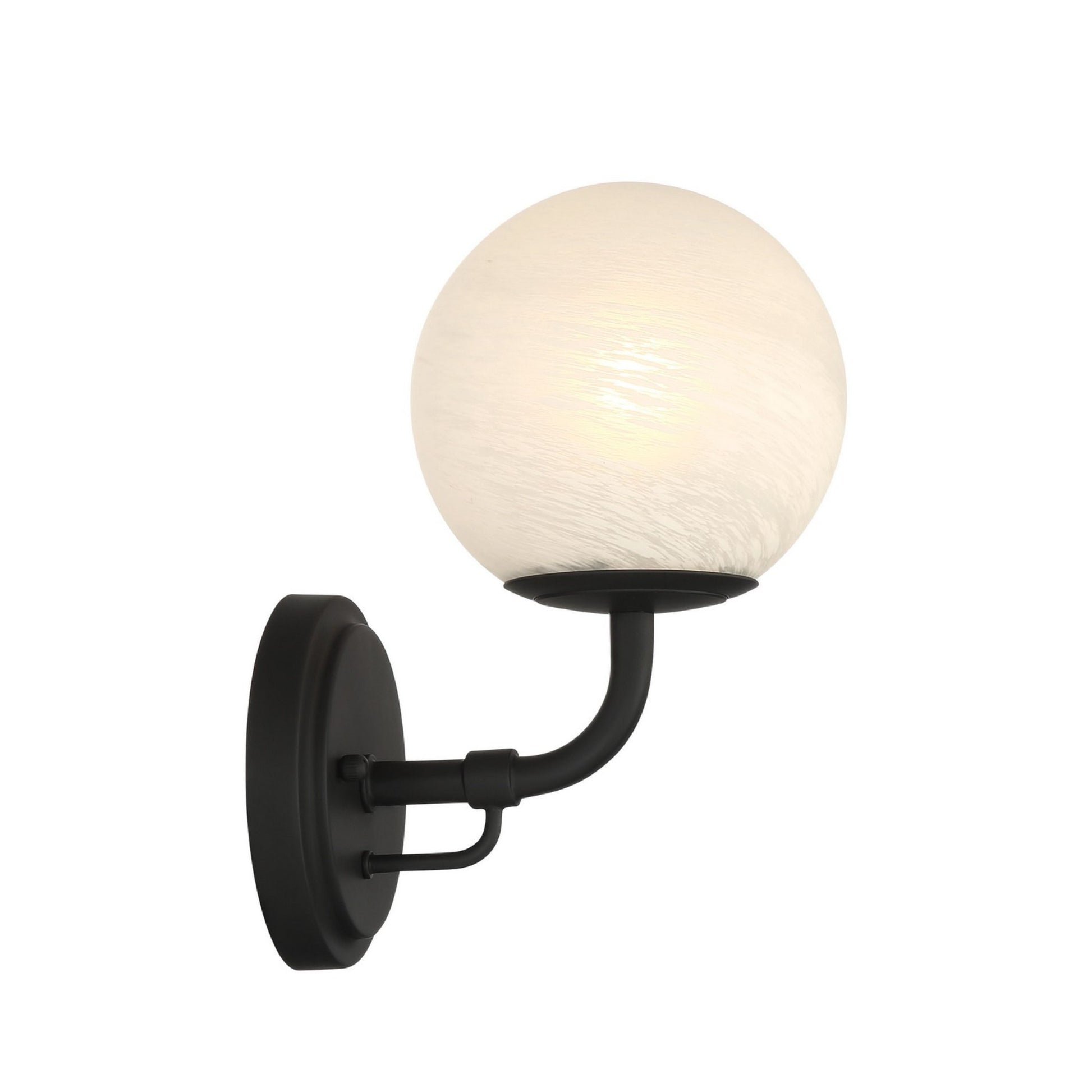 Whitehall 11" Bathroom Vanity Light, Dark Matte Black Finish - Bees Lighting