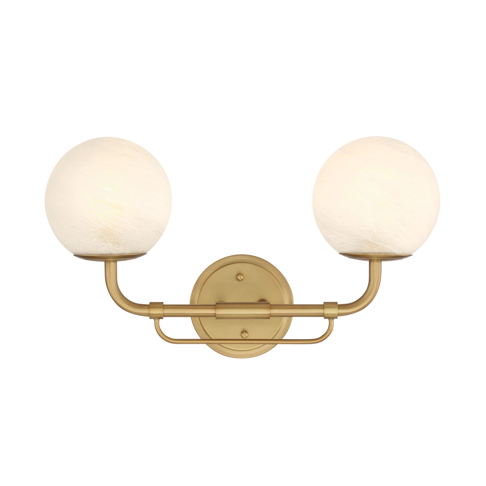 Whitehall 18" 2-Light Bath Vanity, Legacy Brass Finish - Bees Lighting