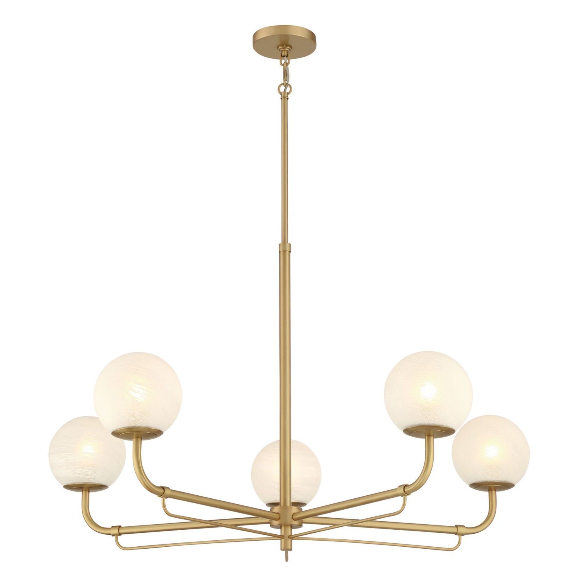 Whitehall 38" 5-Light Chandelier, Legacy Brass Finish - Bees Lighting