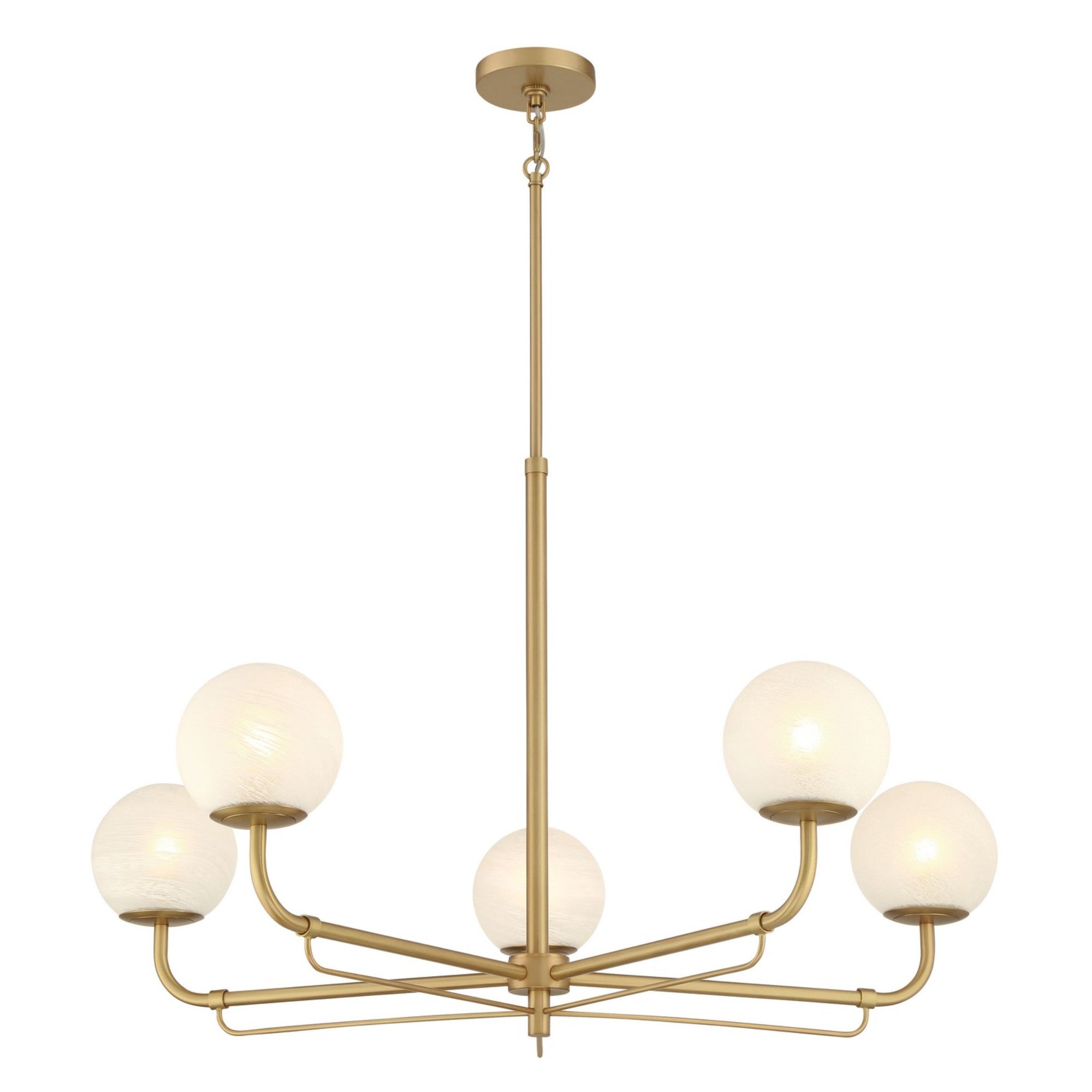 Whitehall 38" 5-Light Chandelier, Legacy Brass Finish - Bees Lighting