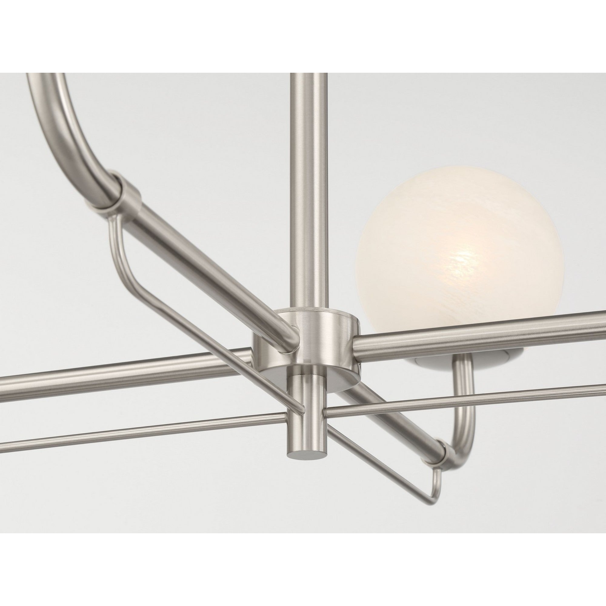 Whitehall 30" 4-Light Chandelier, Brushed Nickel Finish - Bees Lighting