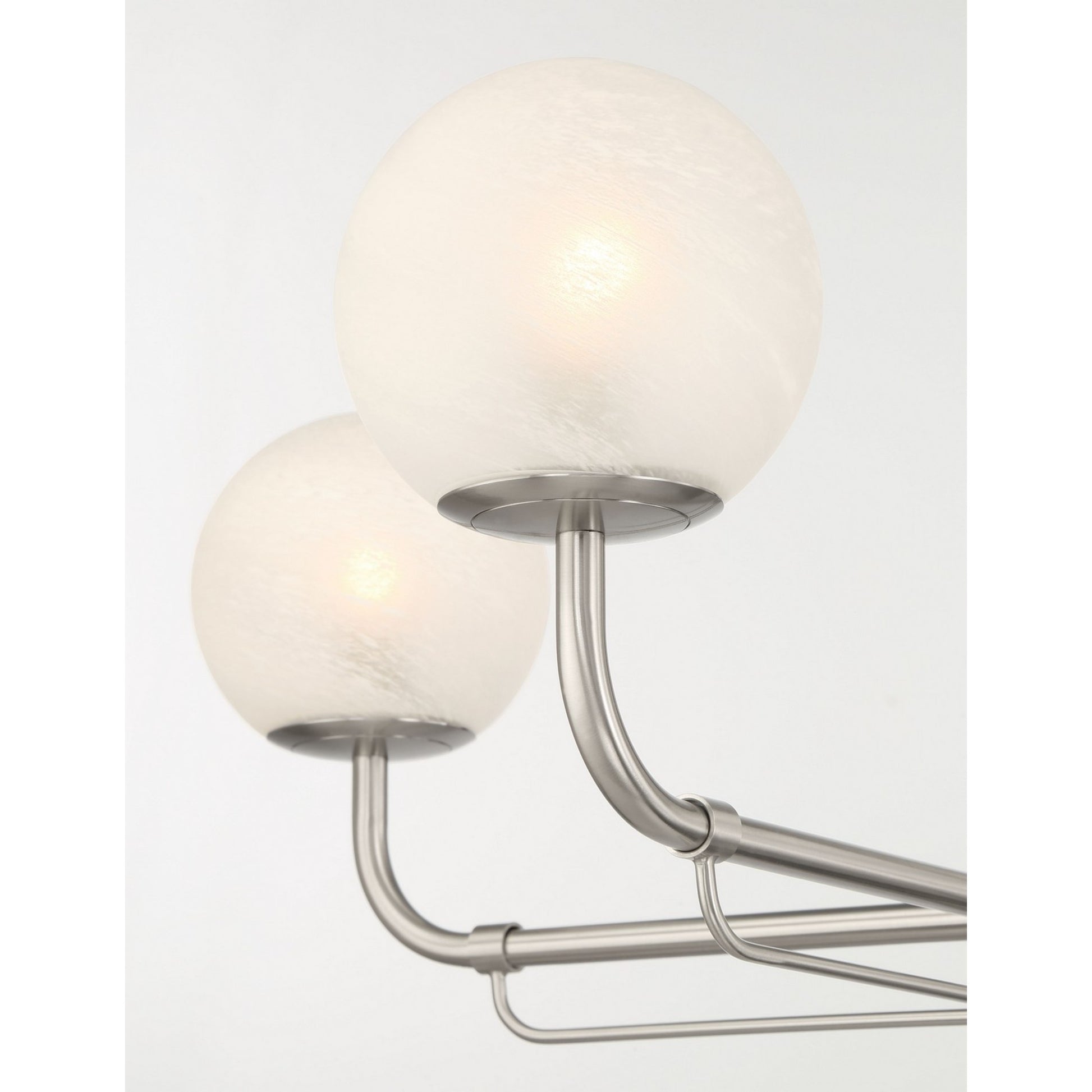 Whitehall 30" 4-Light Chandelier, Brushed Nickel Finish - Bees Lighting
