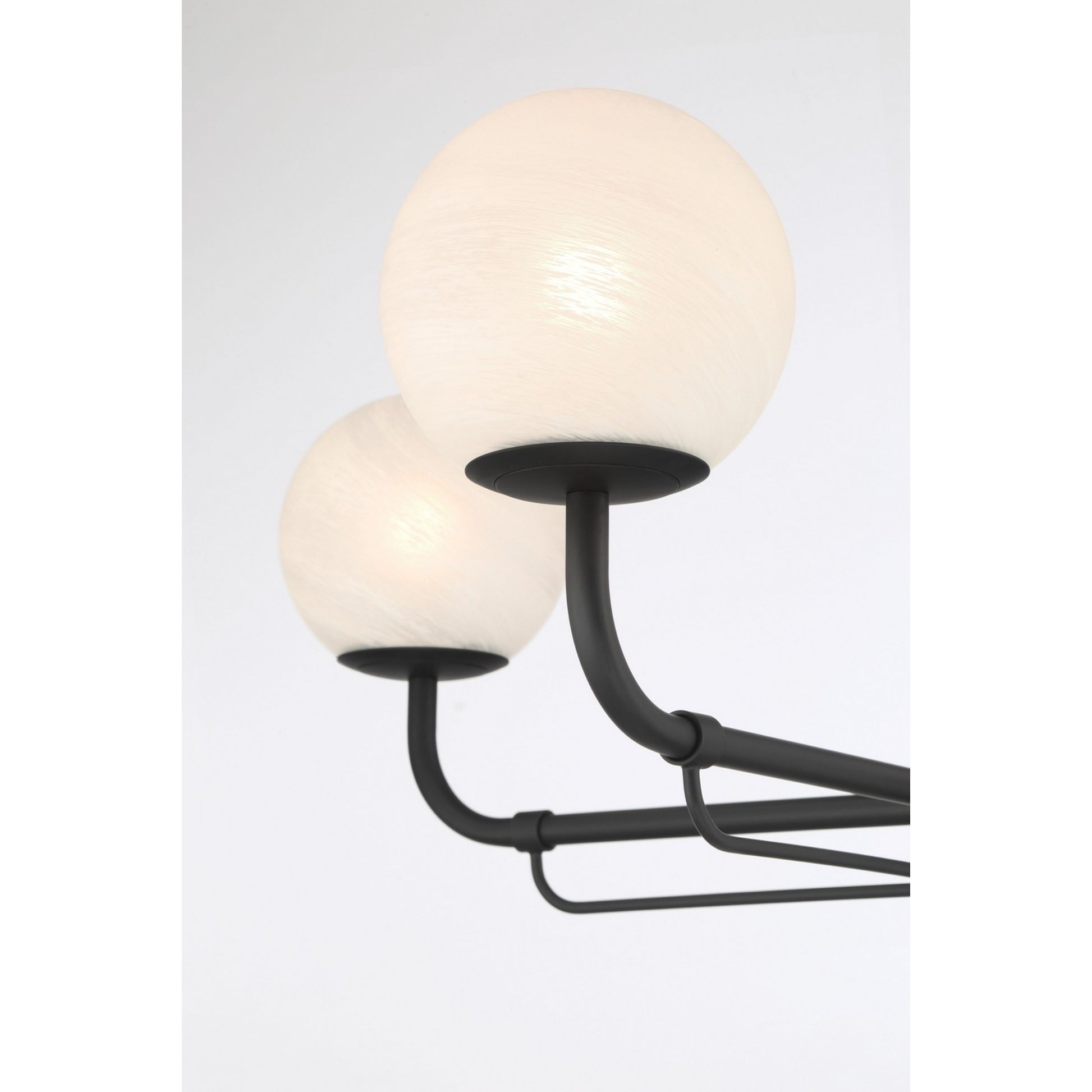 Whitehall 30" 4-Light Chandelier, Dark Matte Black Finish - Bees Lighting