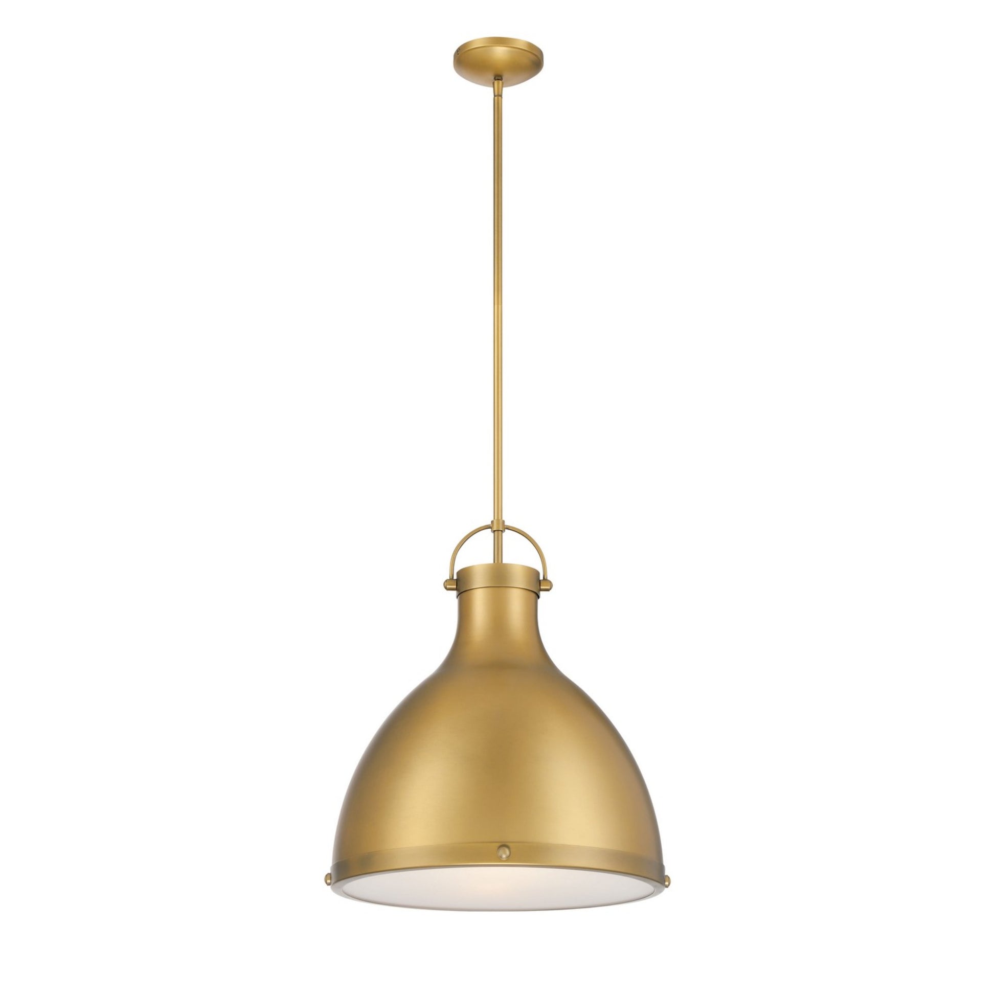 Lynk 17" Pendant, Legacy Brass Finish - Bees Lighting