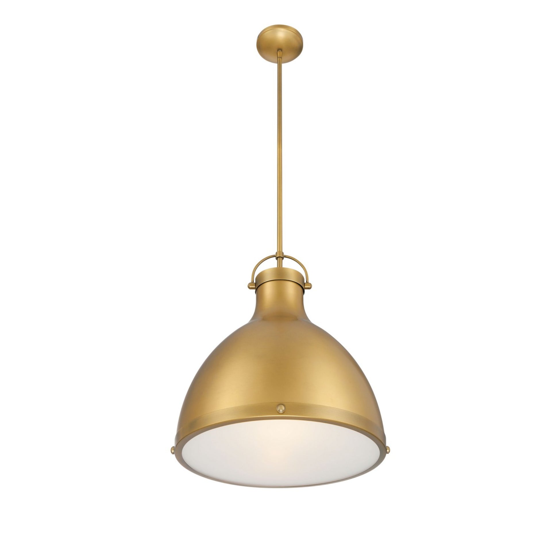 Lynk 17" Pendant, Legacy Brass Finish - Bees Lighting