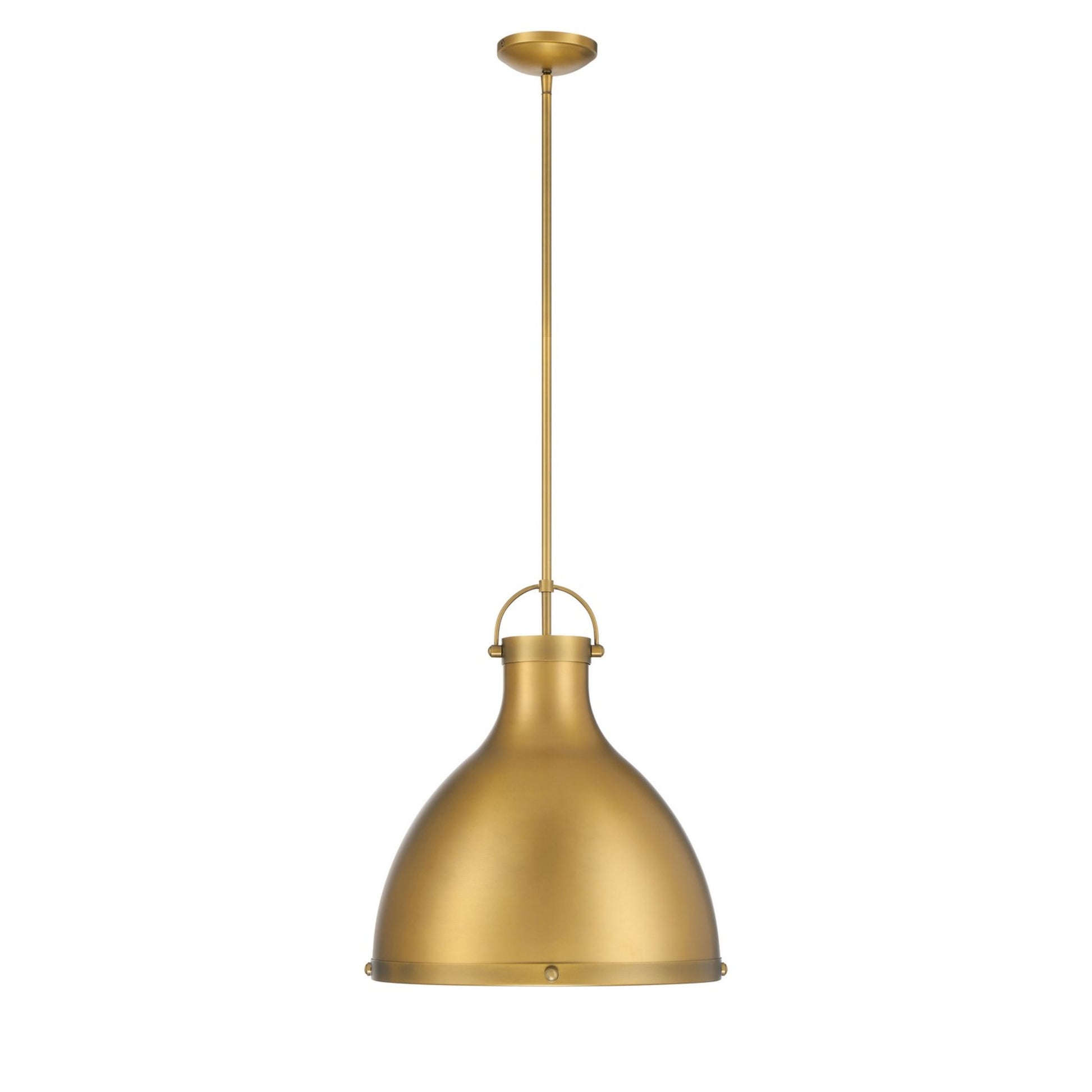 Lynk 17" Pendant, Legacy Brass Finish - Bees Lighting