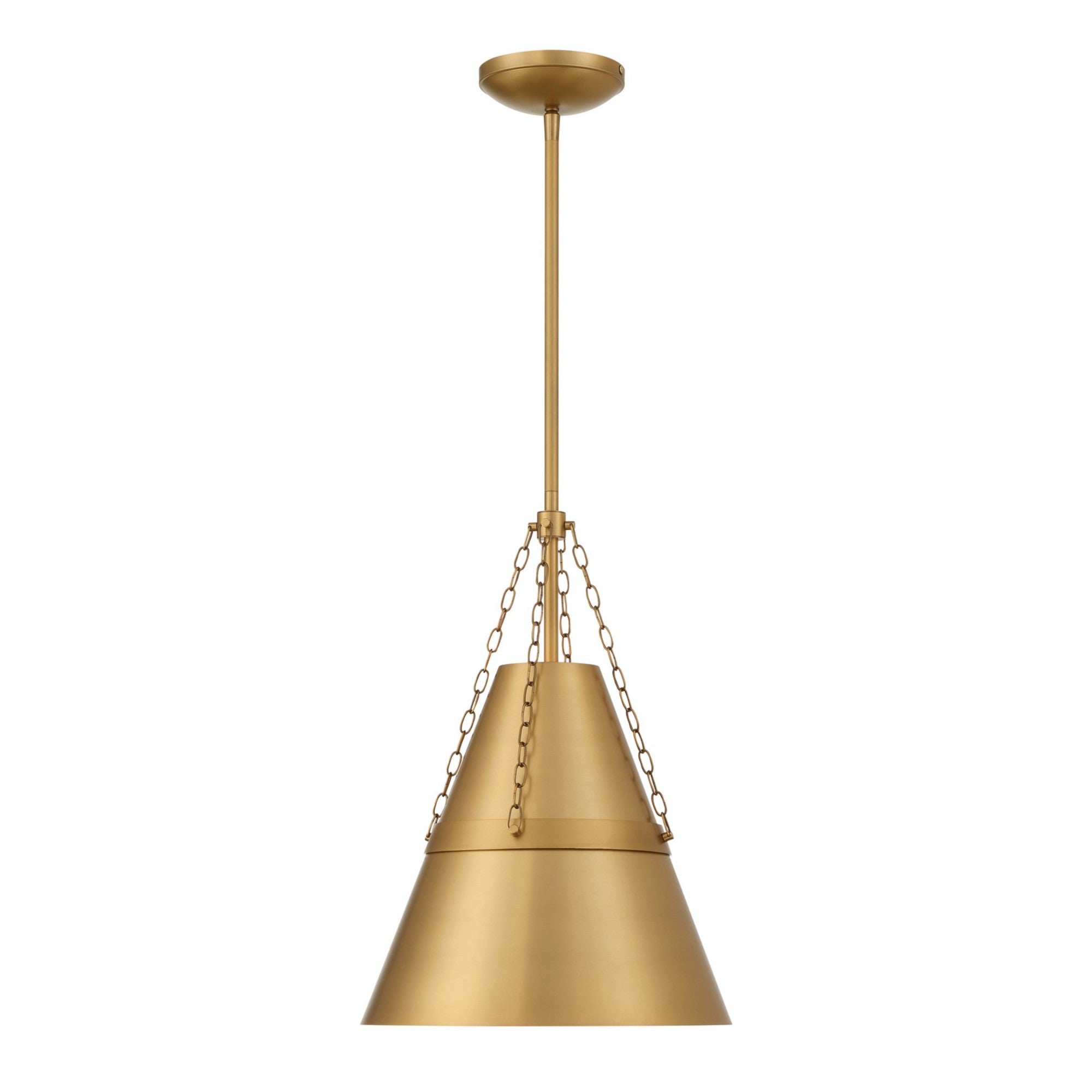 Springfield 18" Pendant, Legacy Brass Finish - Bees Lighting