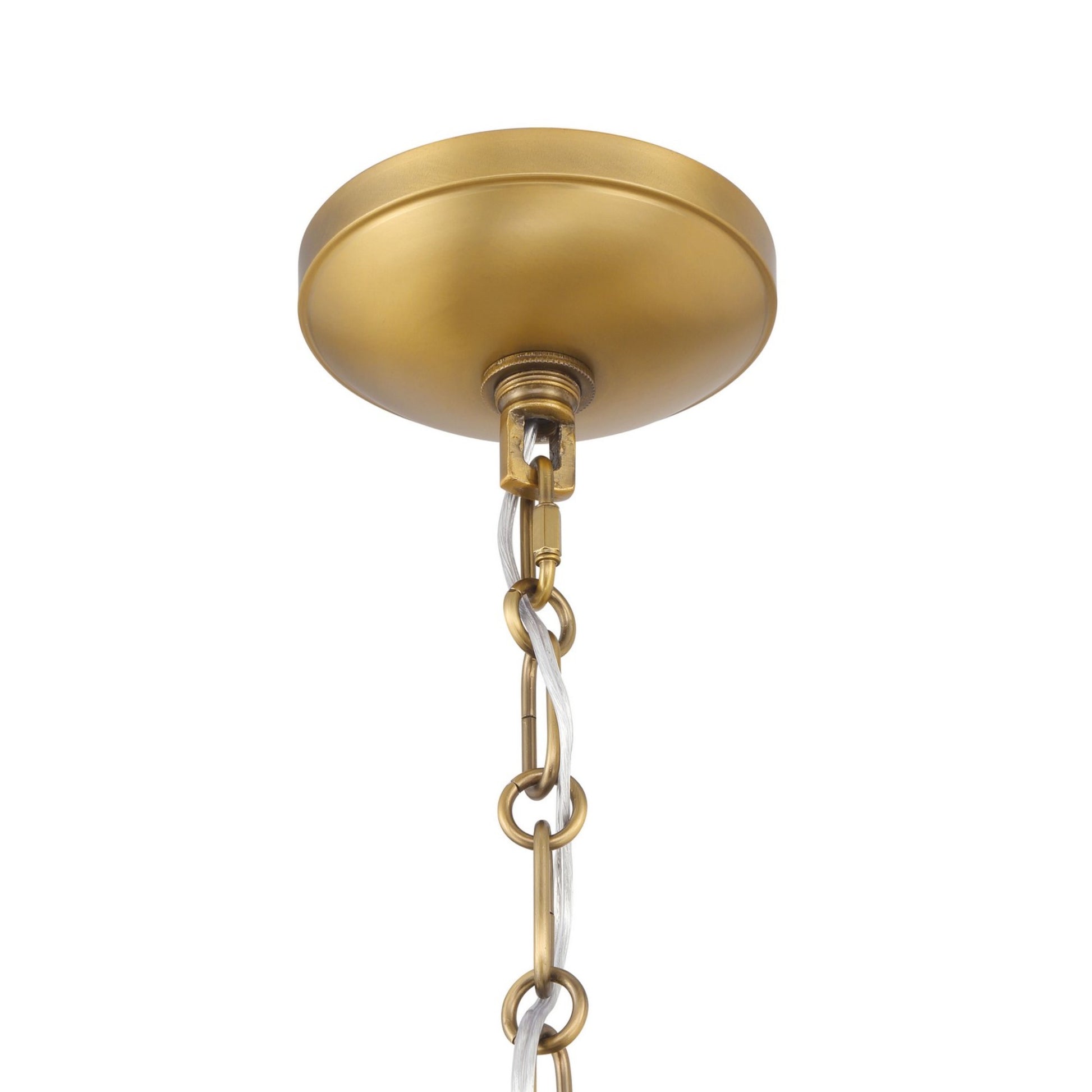 Crowne 16" Pendant, Legacy Brass & Dark Matte Black Finish - Bees Lighting