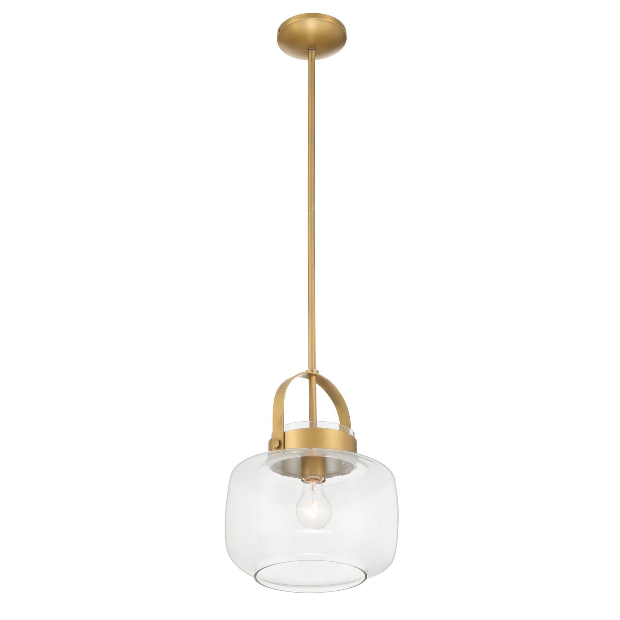 Wickglow 14" Pendant, Legacy Brass Finish - Bees Lighting