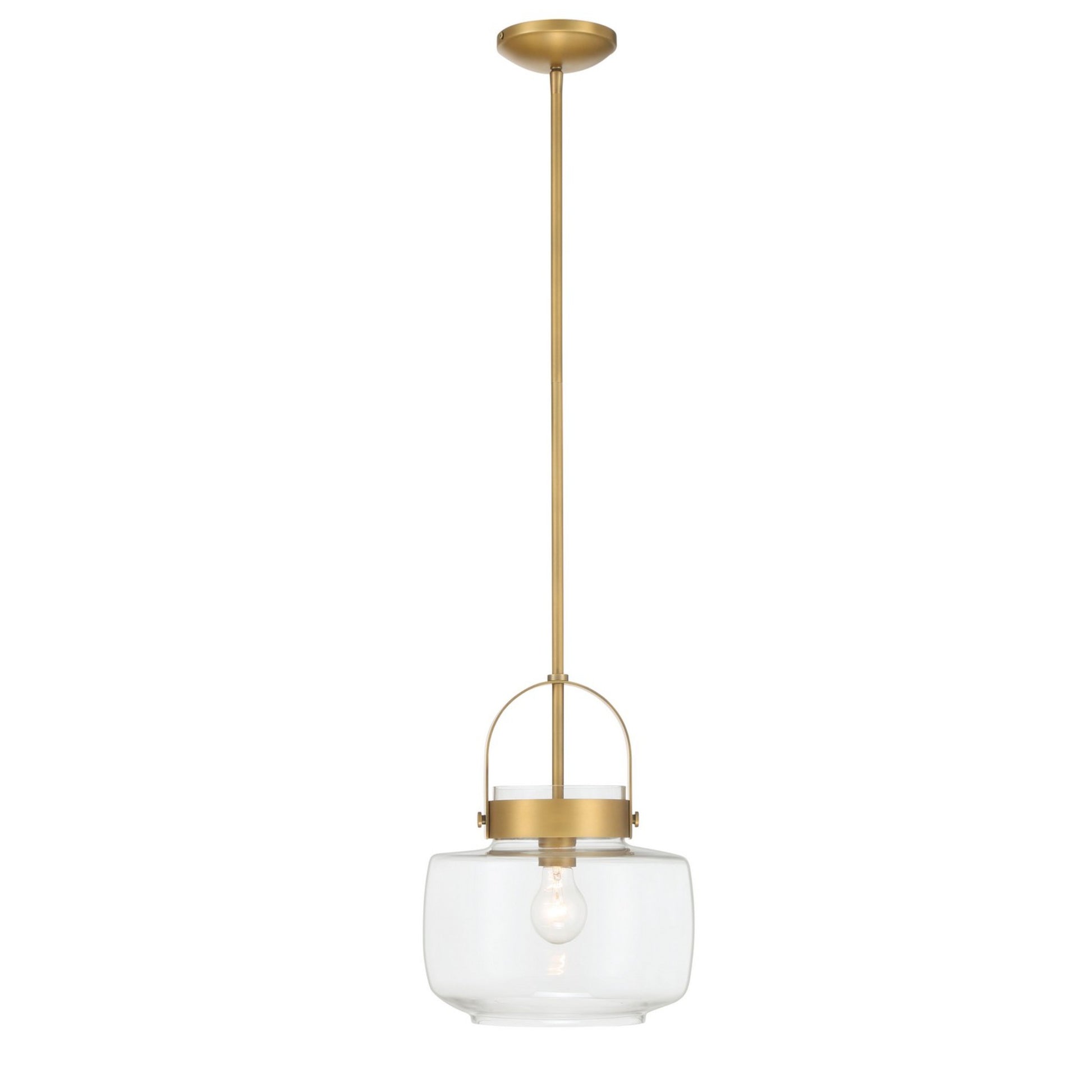 Wickglow 14" Pendant, Legacy Brass Finish - Bees Lighting
