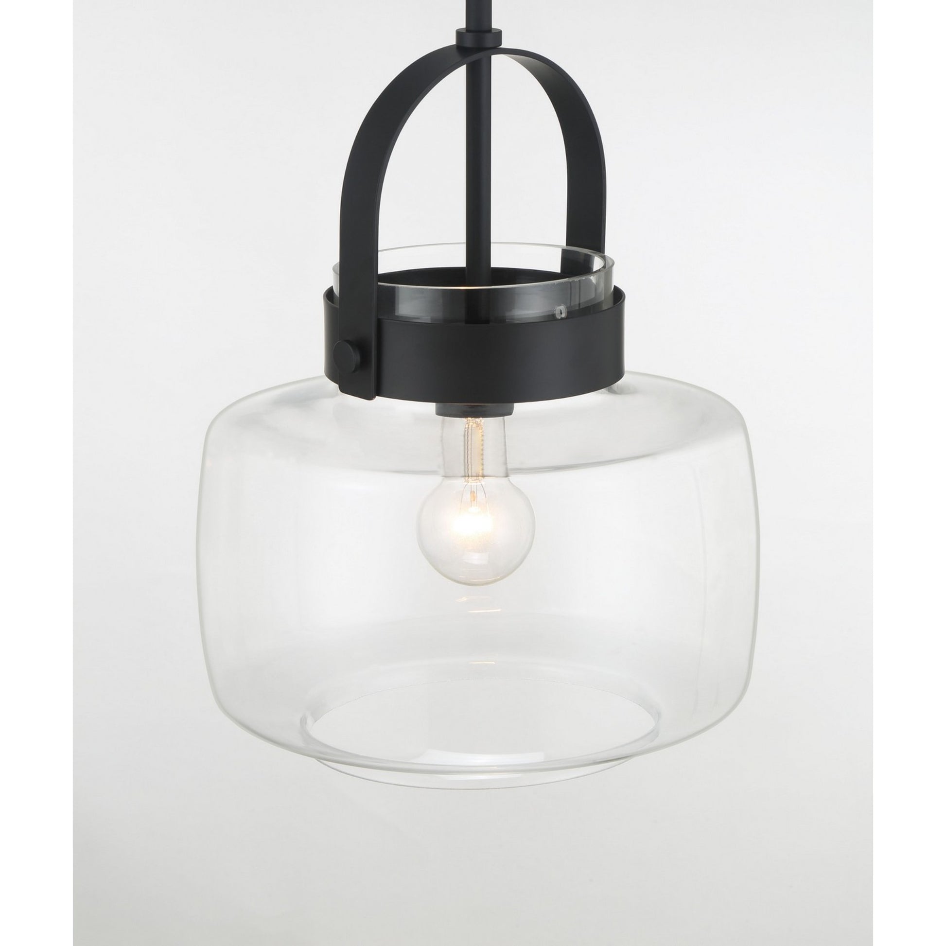 Wickglow 14" Pendant, Dark Matte Black Finish - Bees Lighting