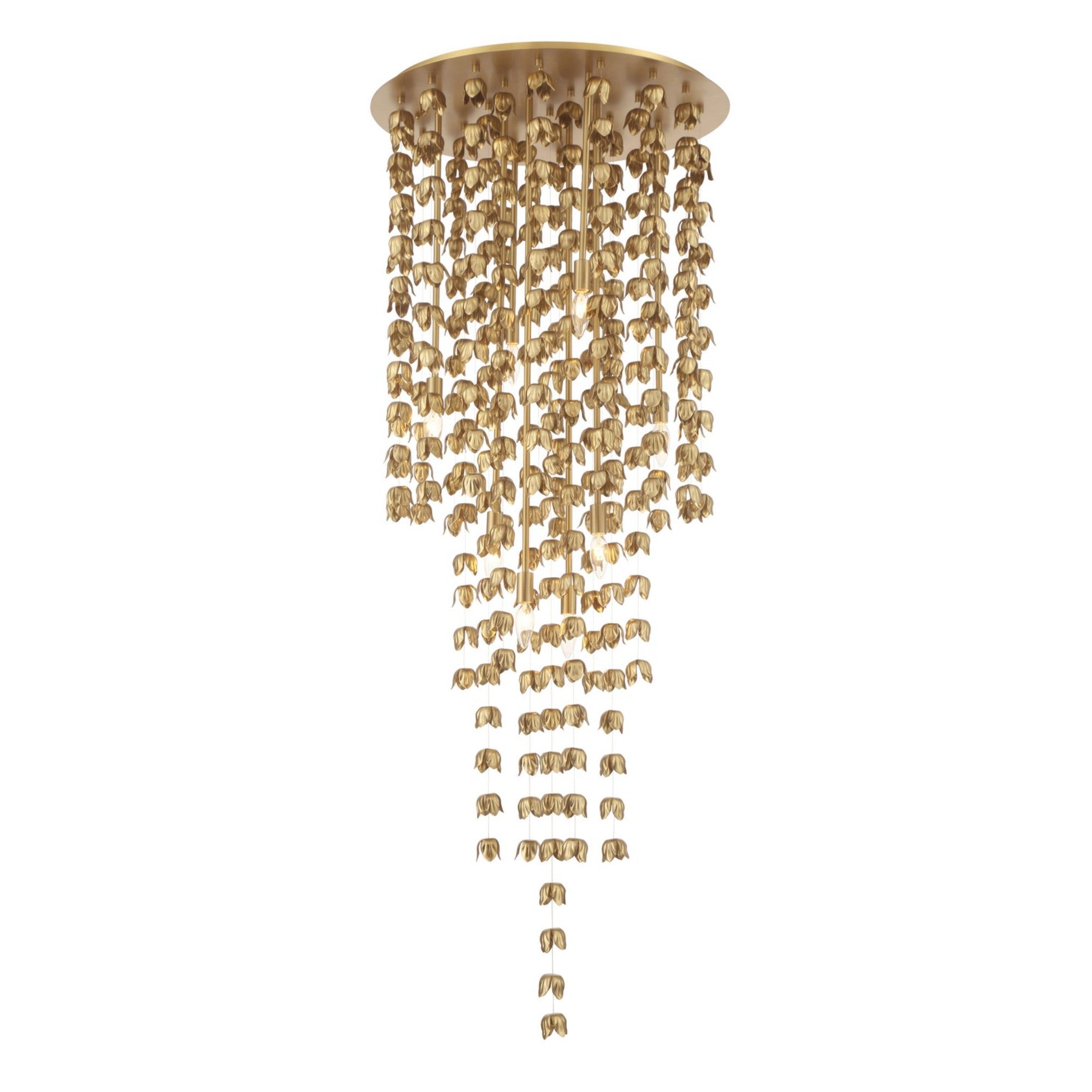 Ashgrove 24" 8-Light Pendant, Legacy Brass Finish - Bees Lighting