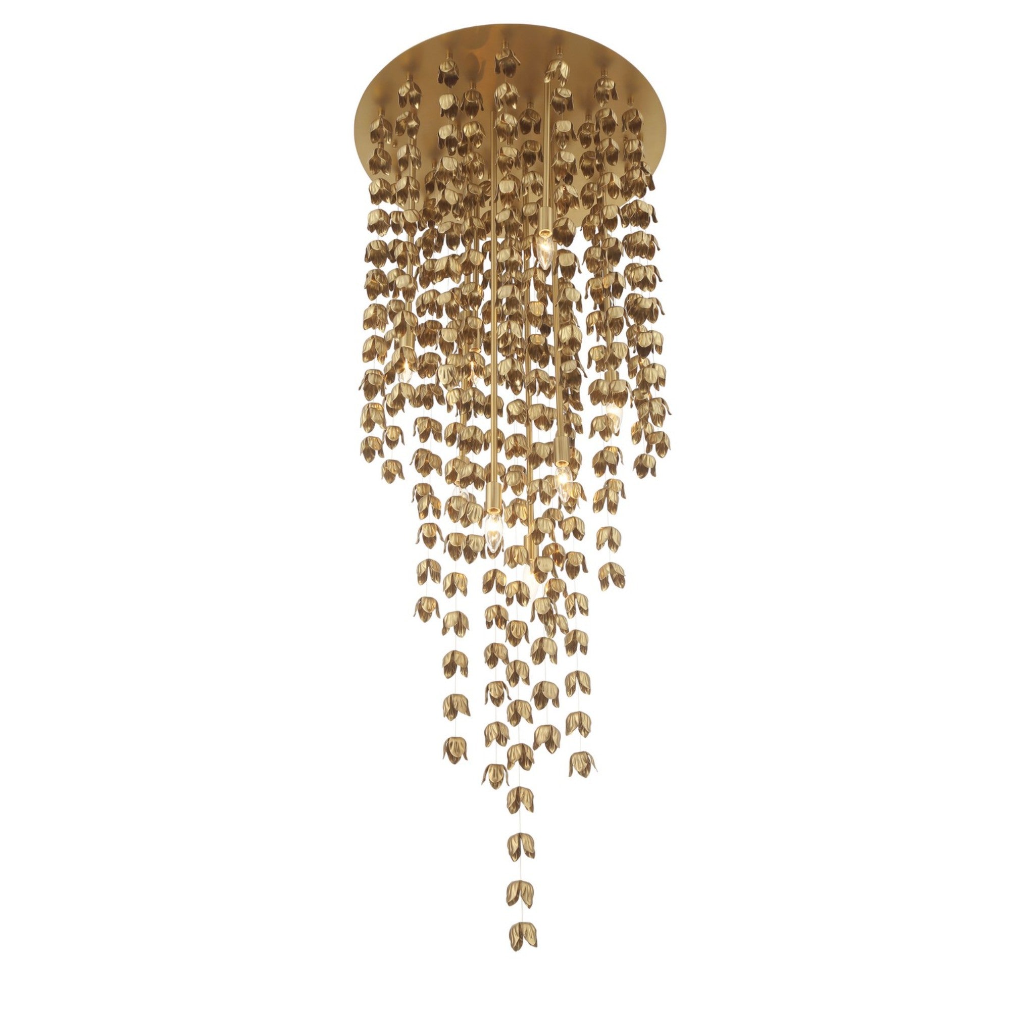 Ashgrove 24" 8-Light Pendant, Legacy Brass Finish - Bees Lighting