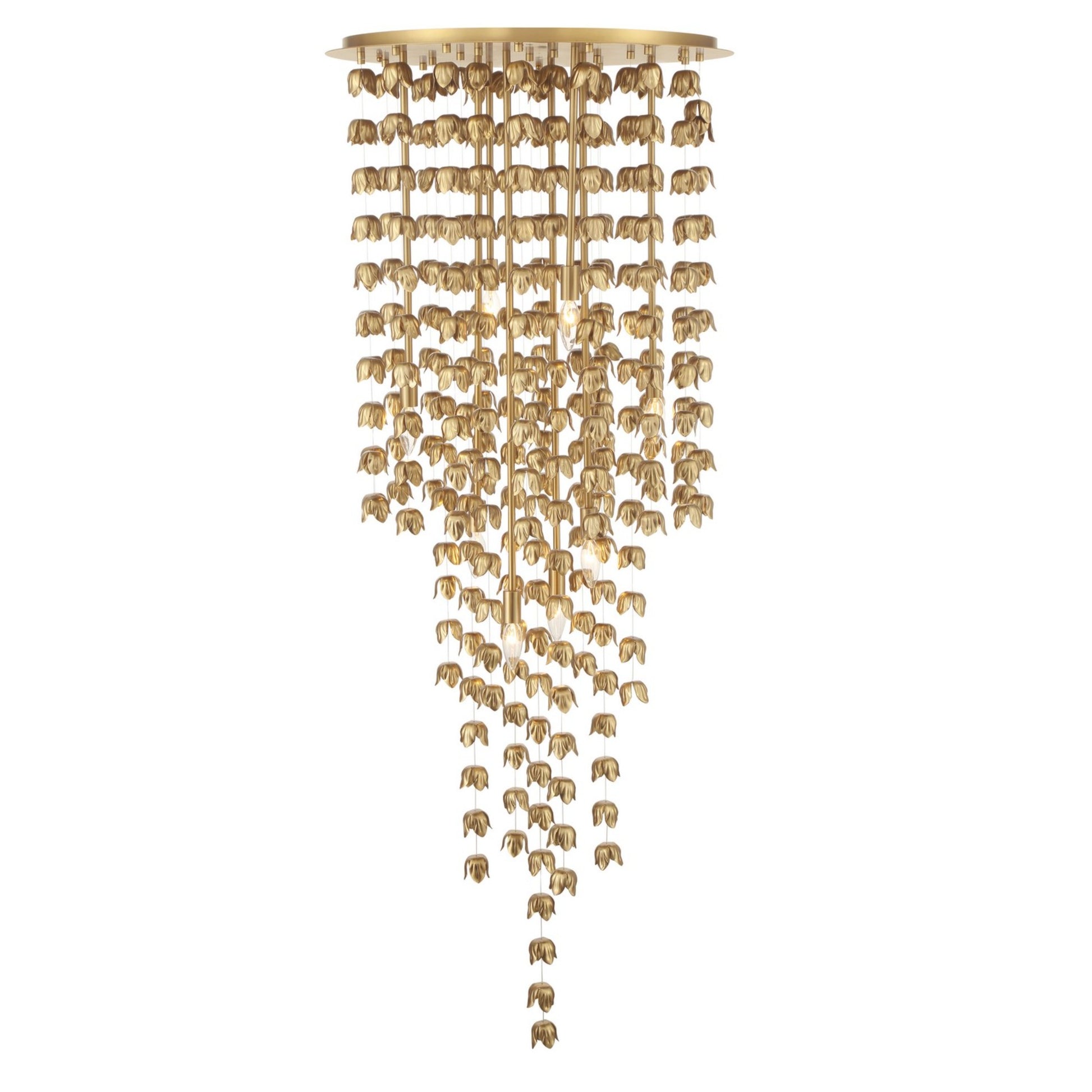 Ashgrove 24" 8-Light Pendant, Legacy Brass Finish - Bees Lighting
