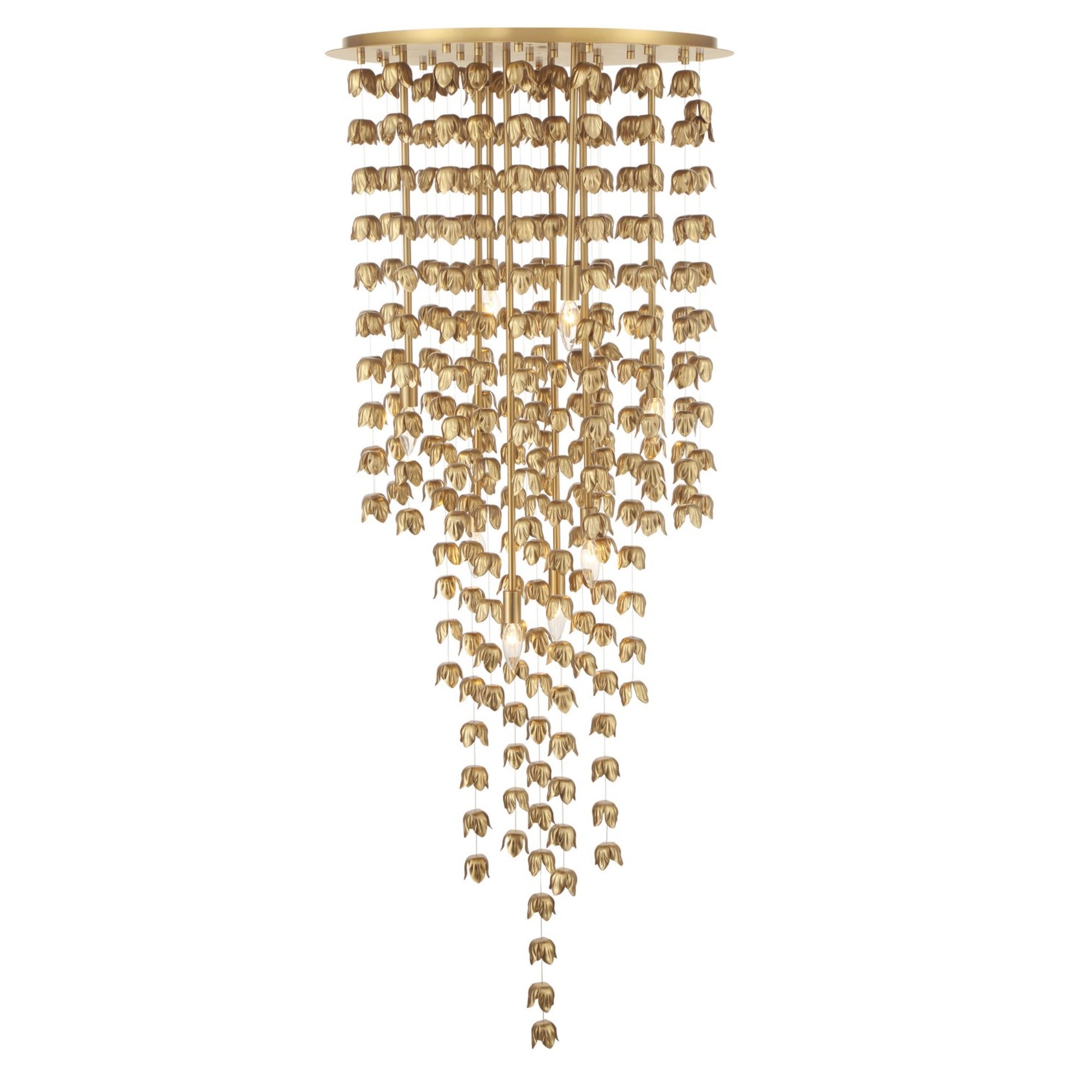 Ashgrove 24" 8-Light Pendant, Legacy Brass Finish - Bees Lighting