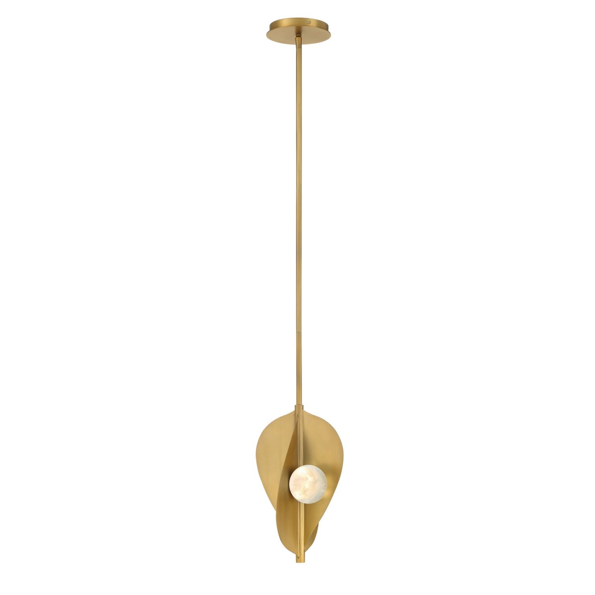 Pod 13" LED Pendant, Legacy Brass Finish - Bees Lighting
