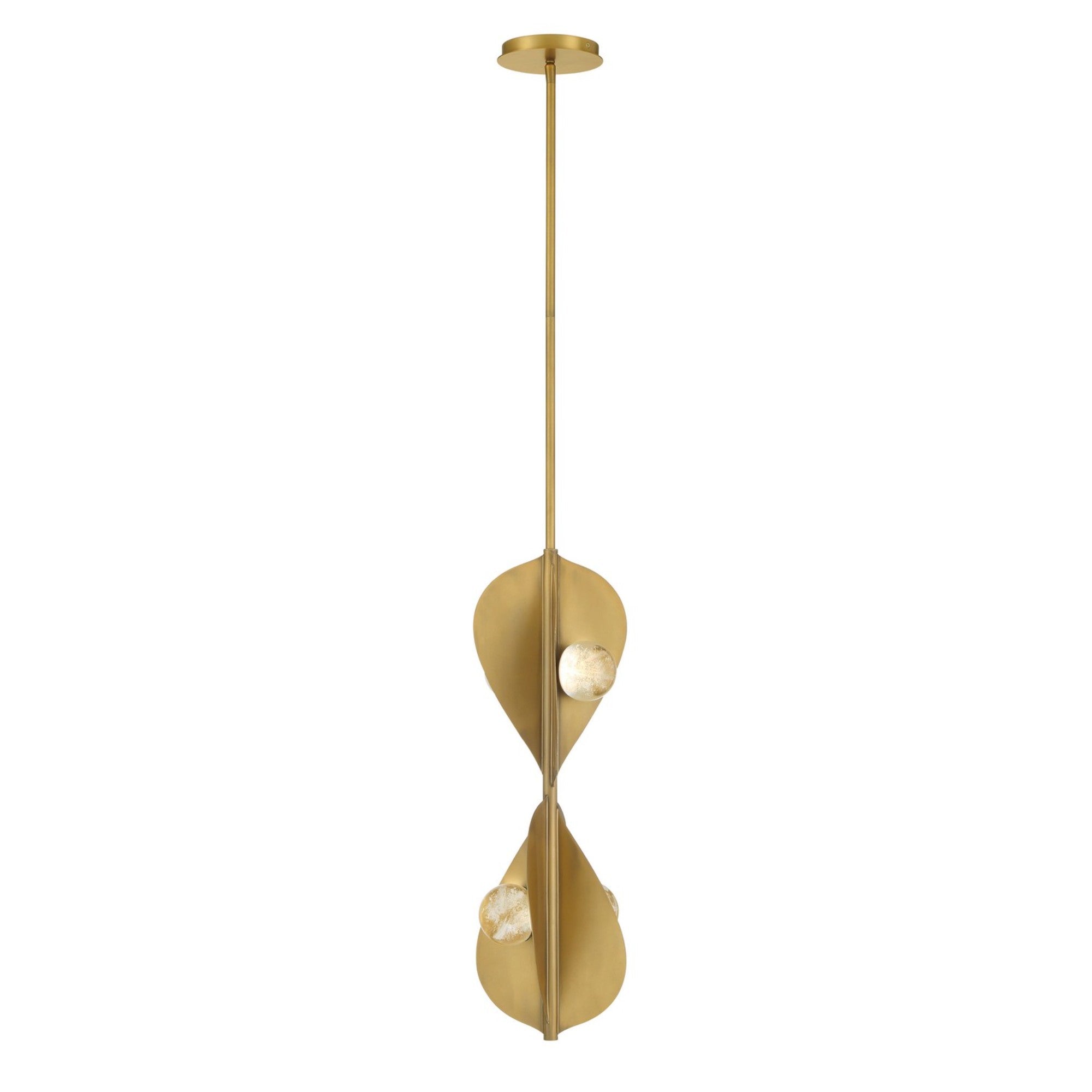 Pod 25" LED Pendant, Legacy Brass Finish - Bees Lighting