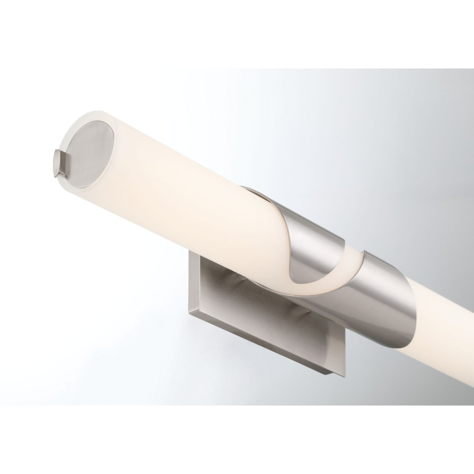 Grafton 24" LED Bathroom Vanity Light, Brushed Nickel Finish - Bees Lighting