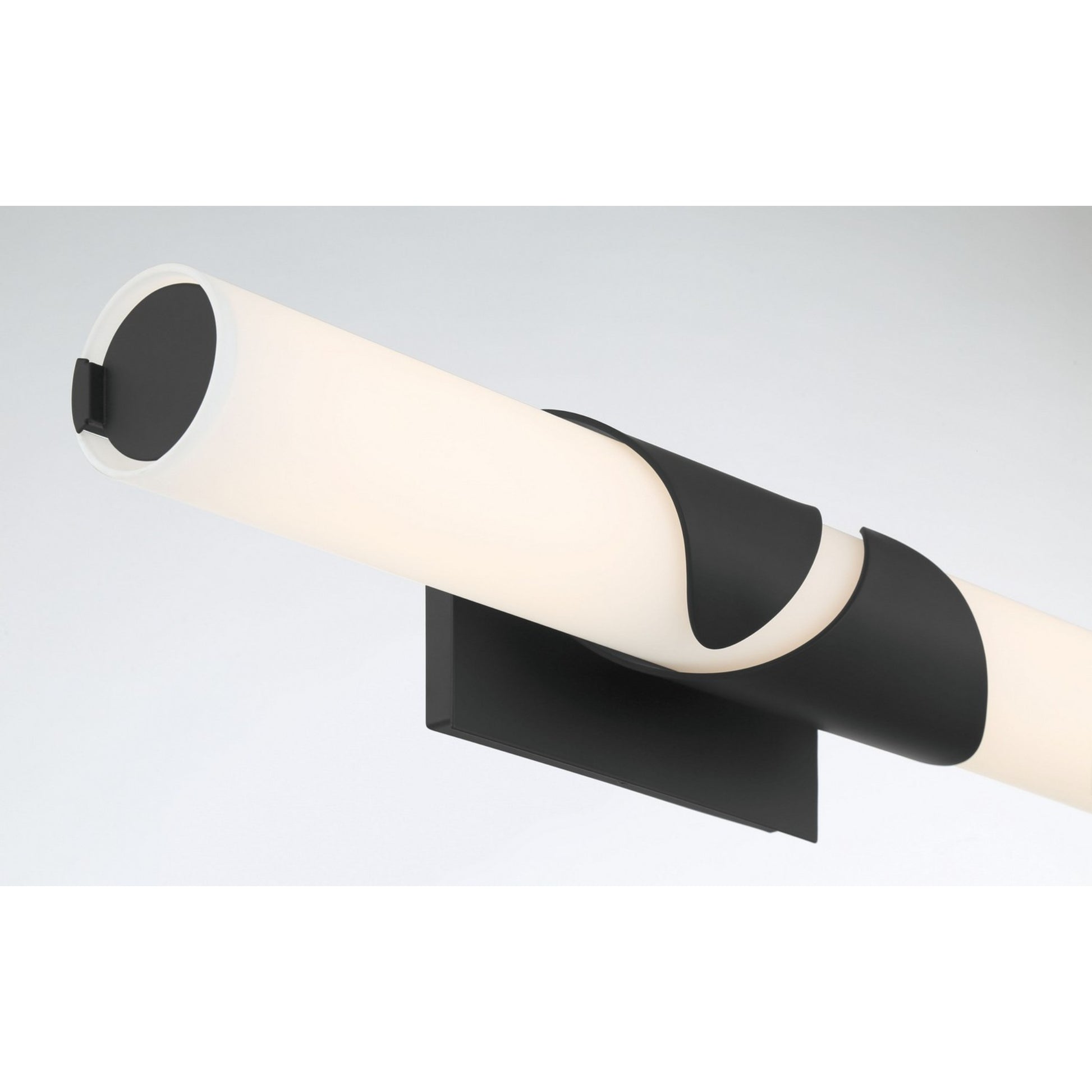 Grafton 24" LED Bathroom Vanity Light, Dark Matte Black Finish - Bees Lighting