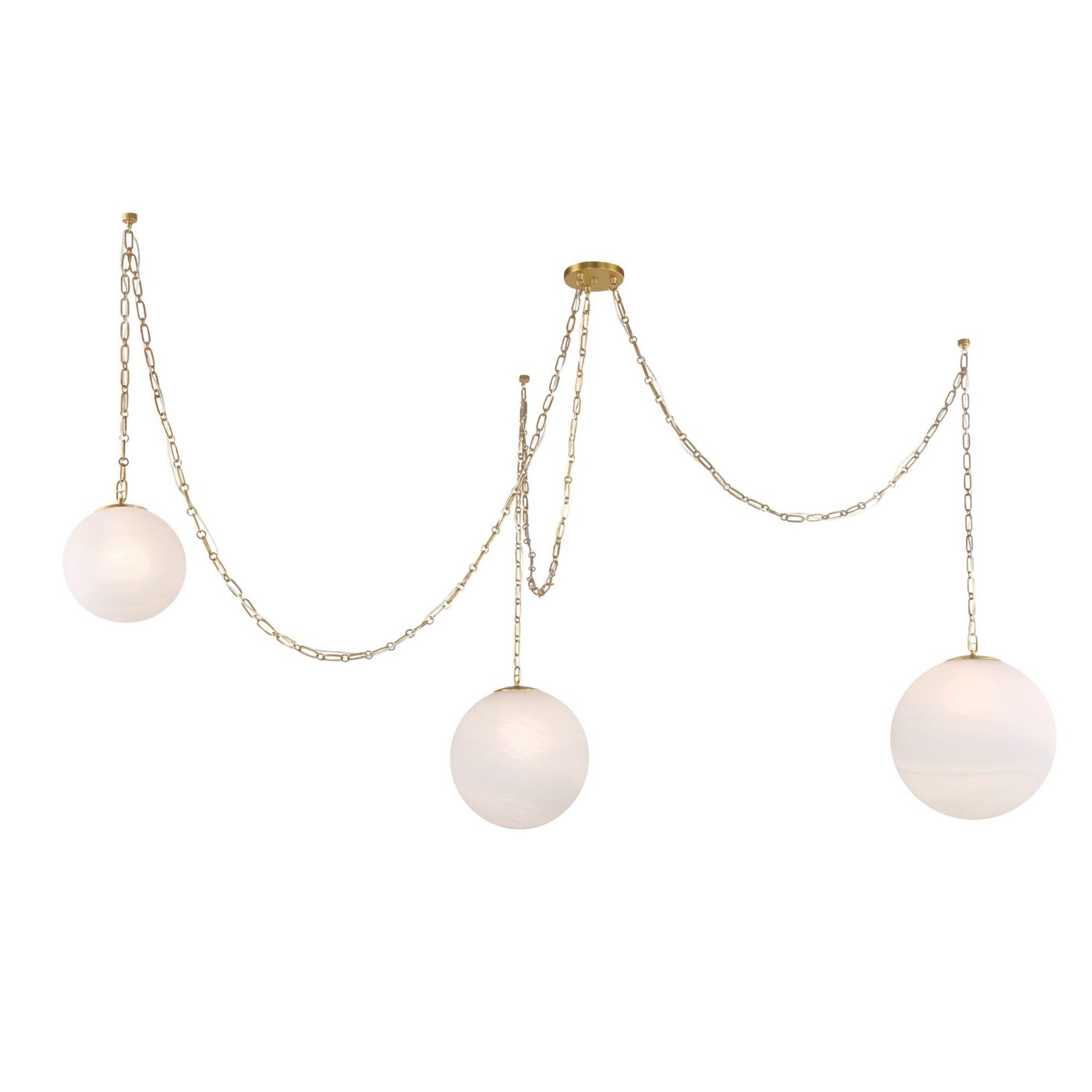 Marbelle 80" Pendant, Legacy Brass Finish - Bees Lighting