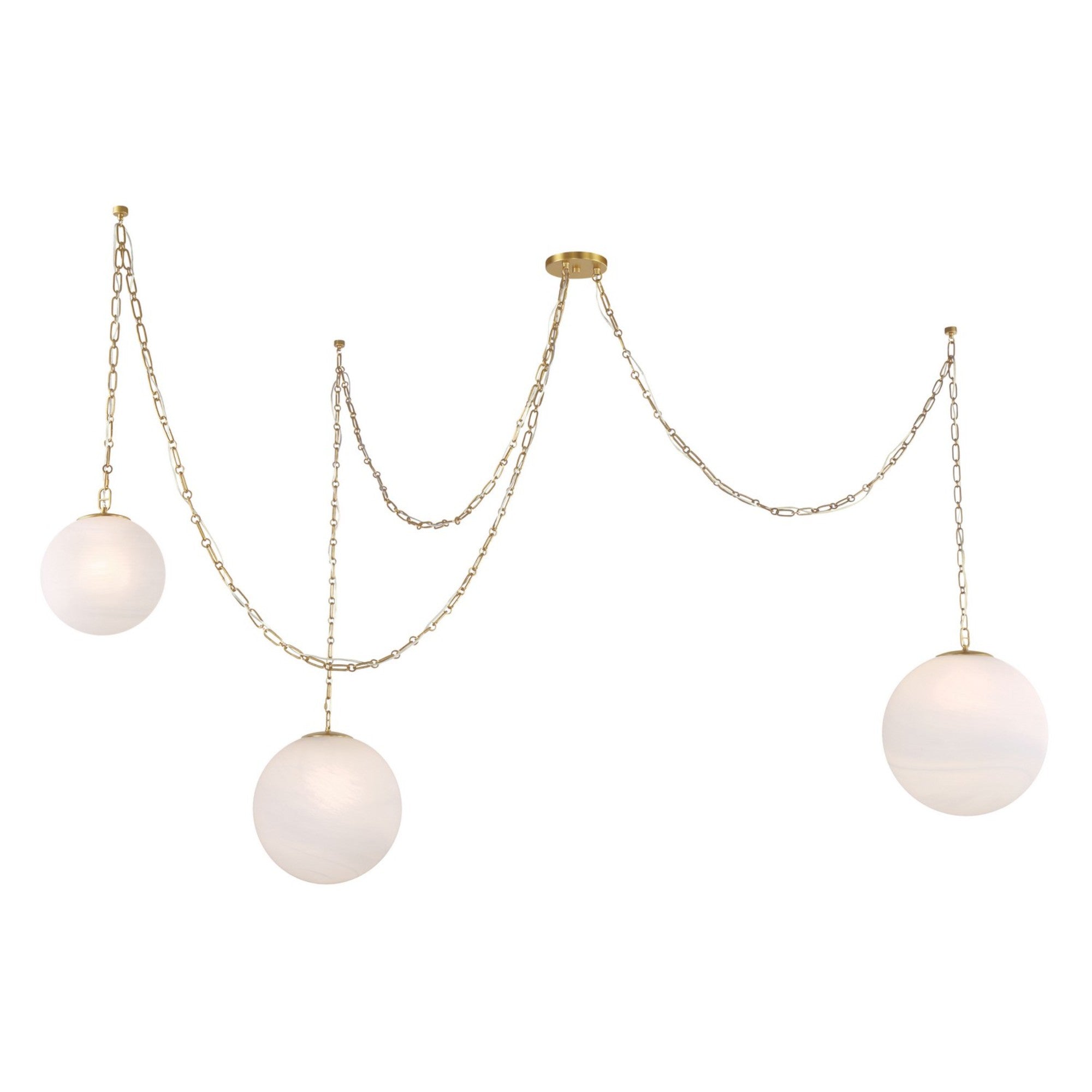 Marbelle 80" Pendant, Legacy Brass Finish - Bees Lighting