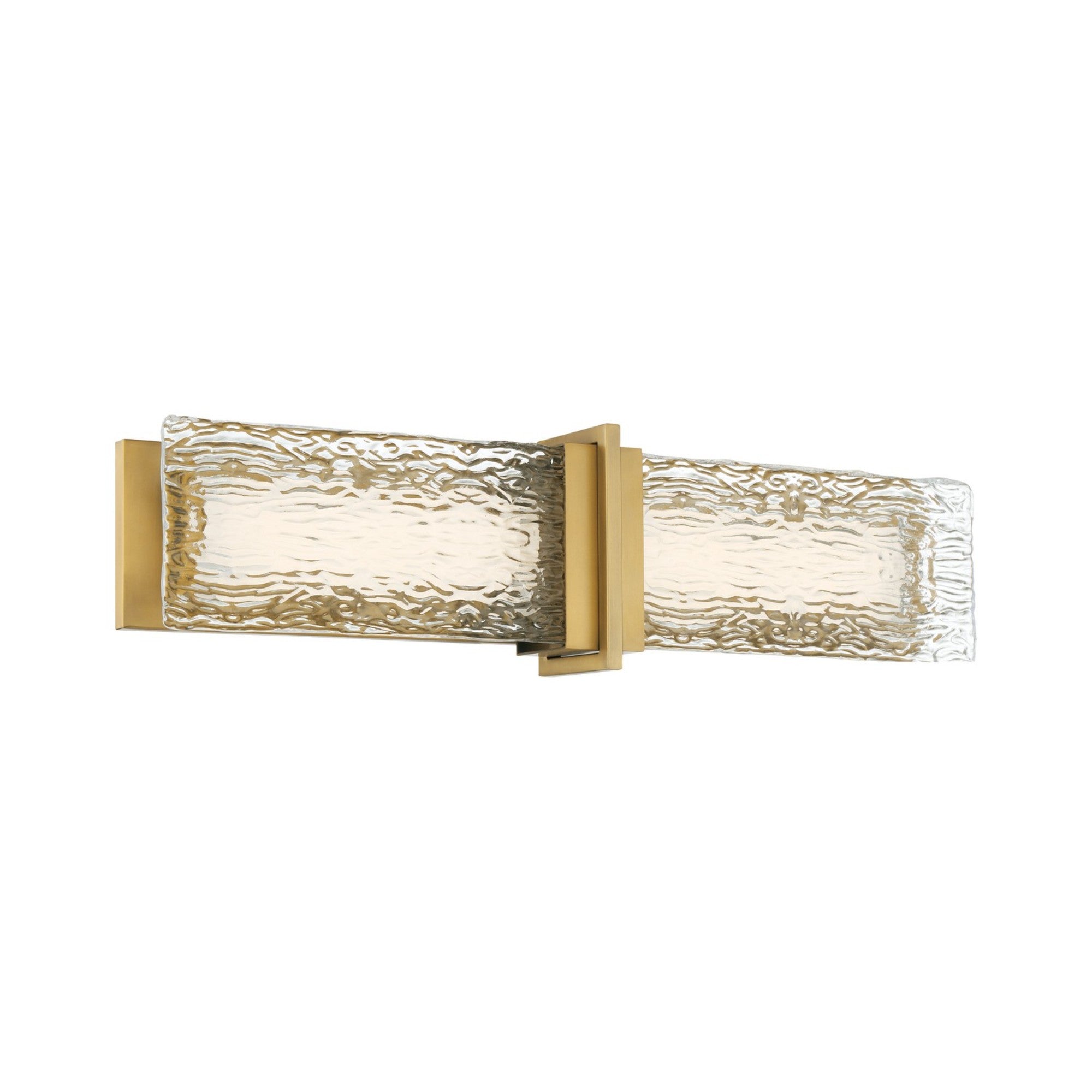 Lumina 26" LED Bathroom Vanity Light, Legacy Brass Finish - Bees Lighting
