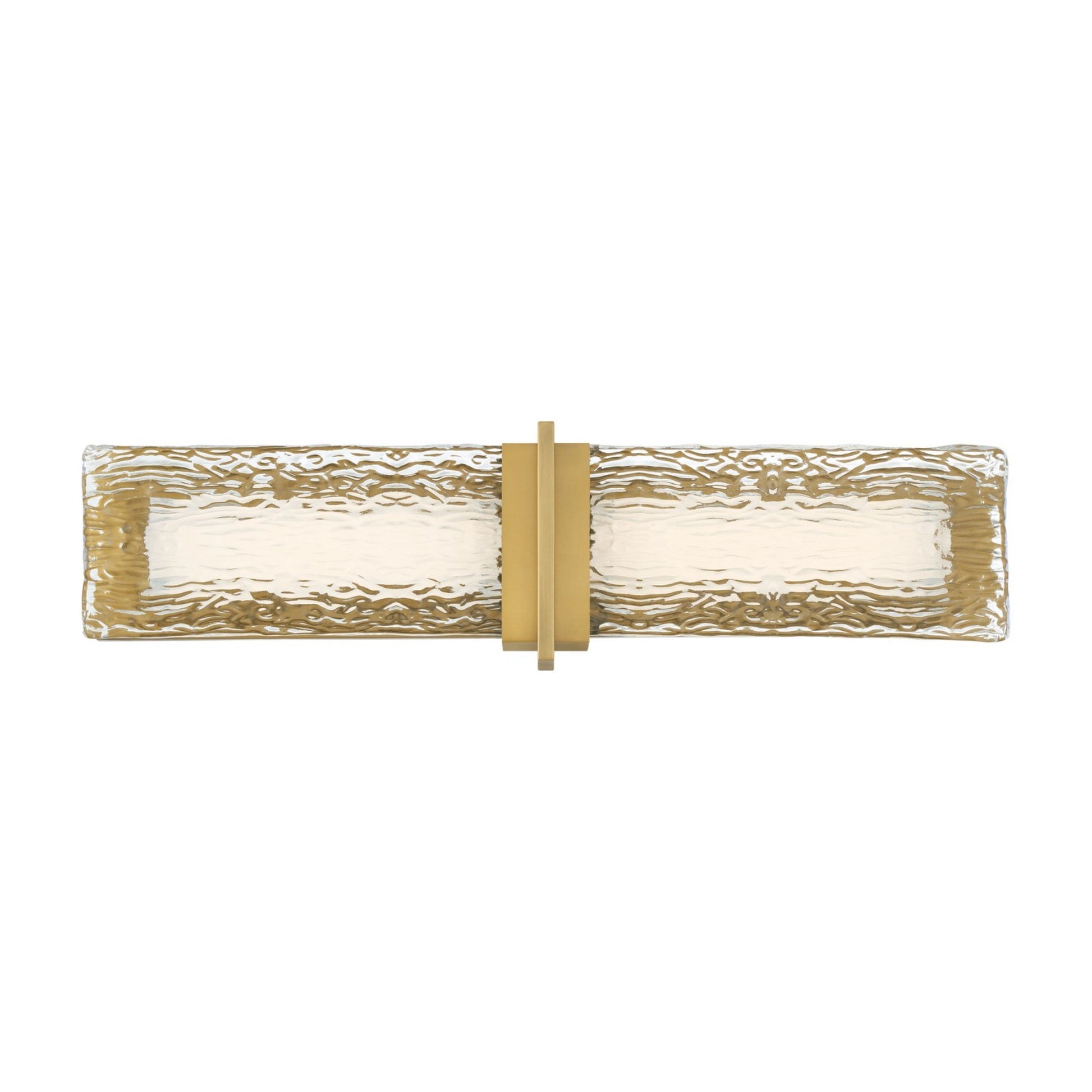 Lumina 26" LED Bathroom Vanity Light, Legacy Brass Finish - Bees Lighting