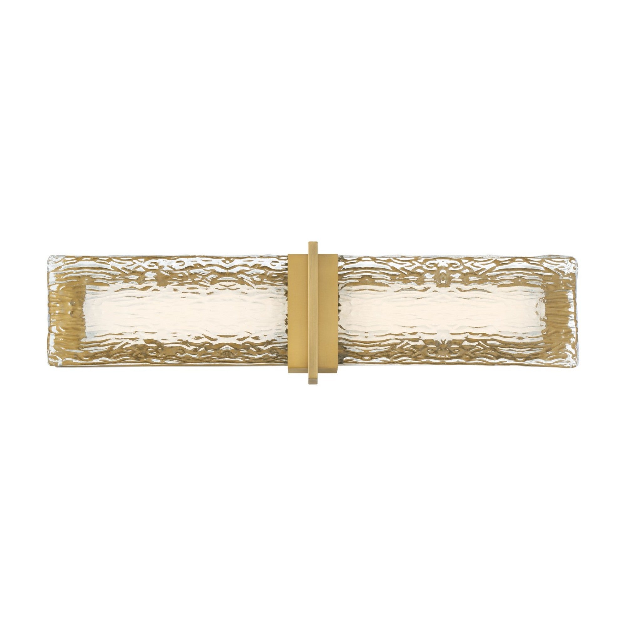 Lumina 26" LED Bathroom Vanity Light, Legacy Brass Finish - Bees Lighting