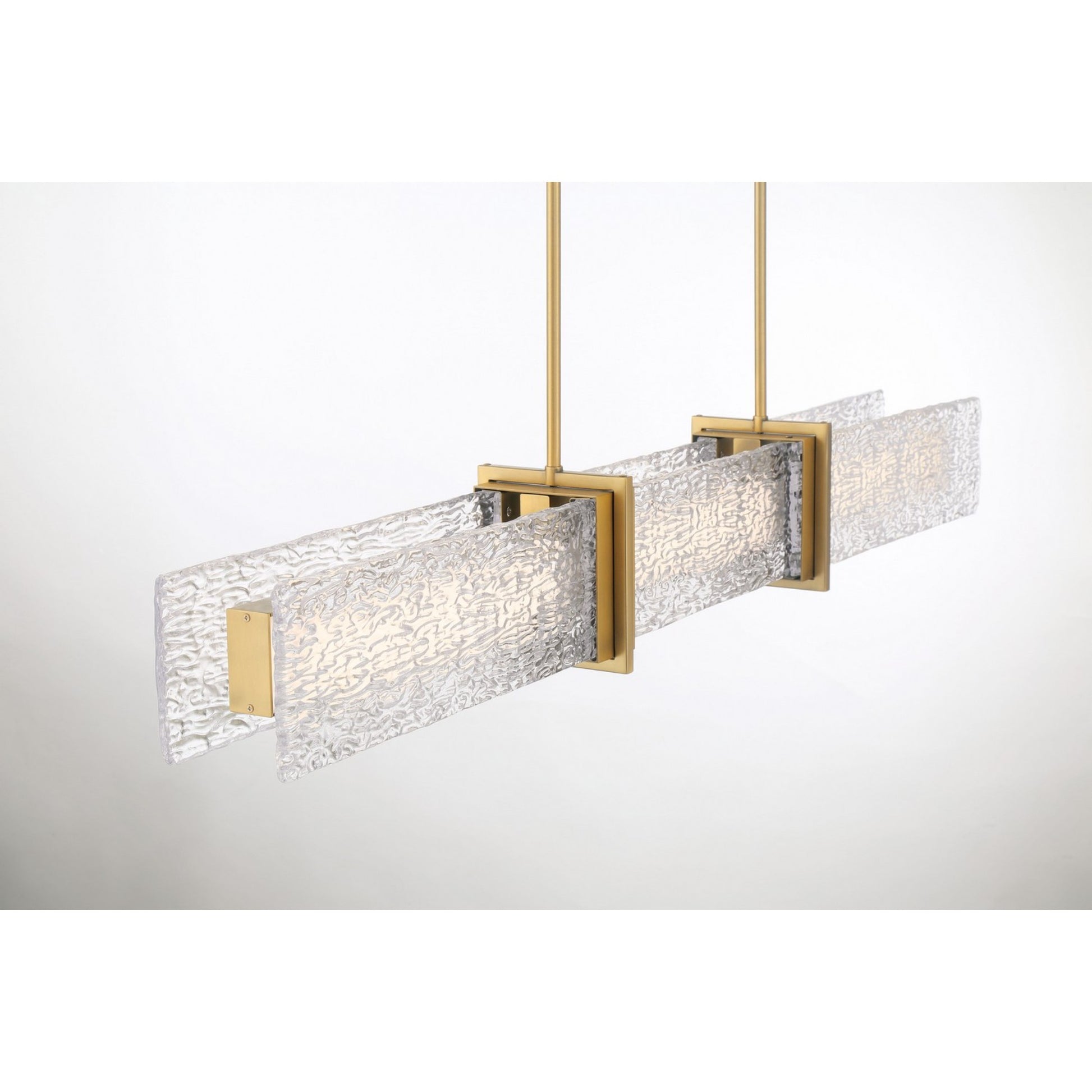 Lumina 52" LED Island Light, Legacy Brass Finish - Bees Lighting